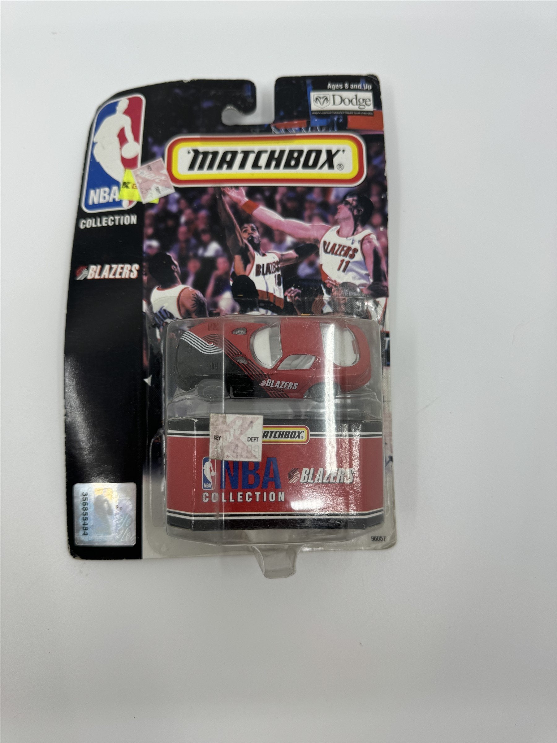 Matchbox 1999 NBA Collection Red Dodge Viper Portland Trail Blazers NIB NOS