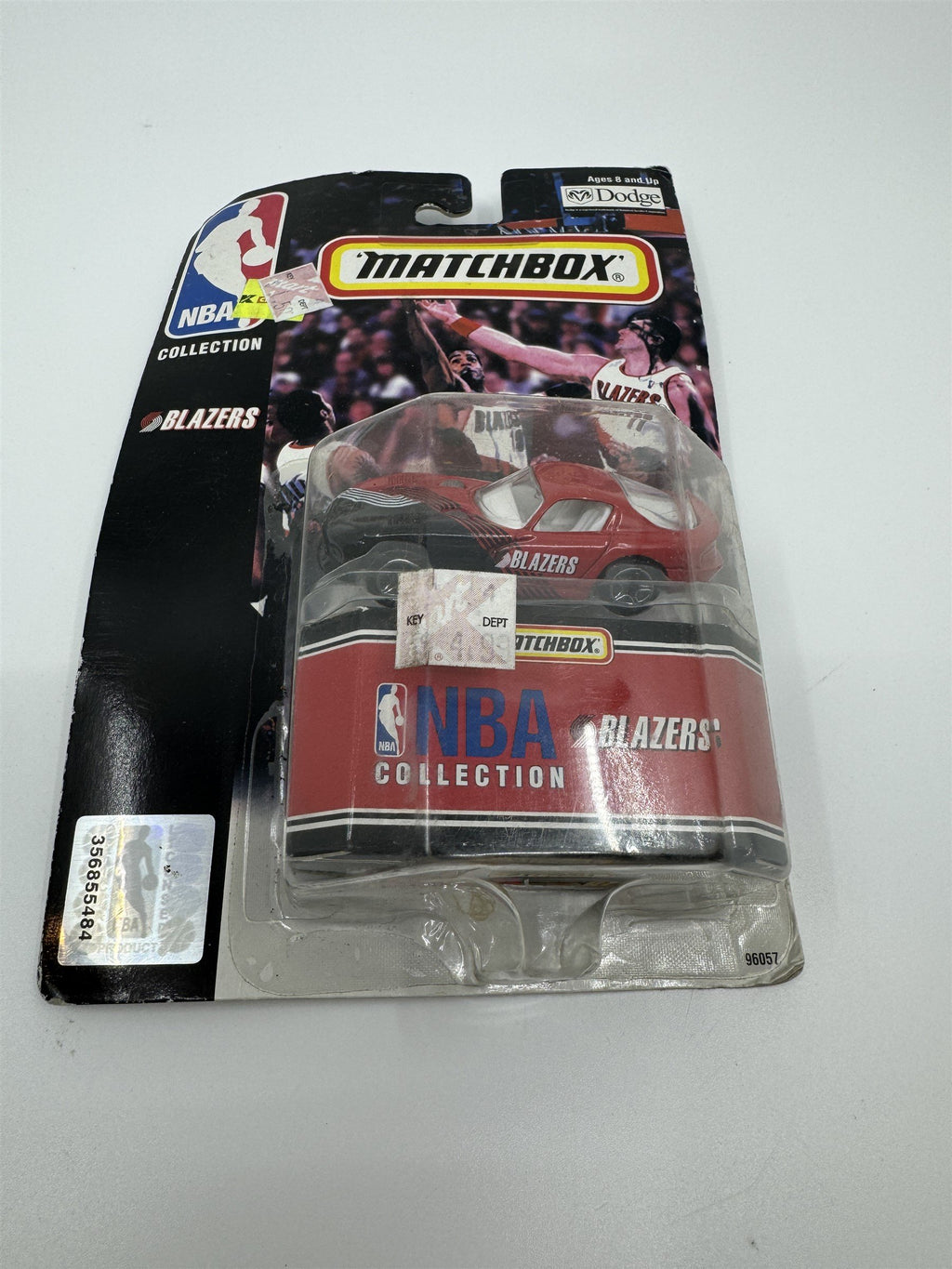 Matchbox 1999 NBA Collection Red Dodge Viper Portland Trail Blazers NIB NOS