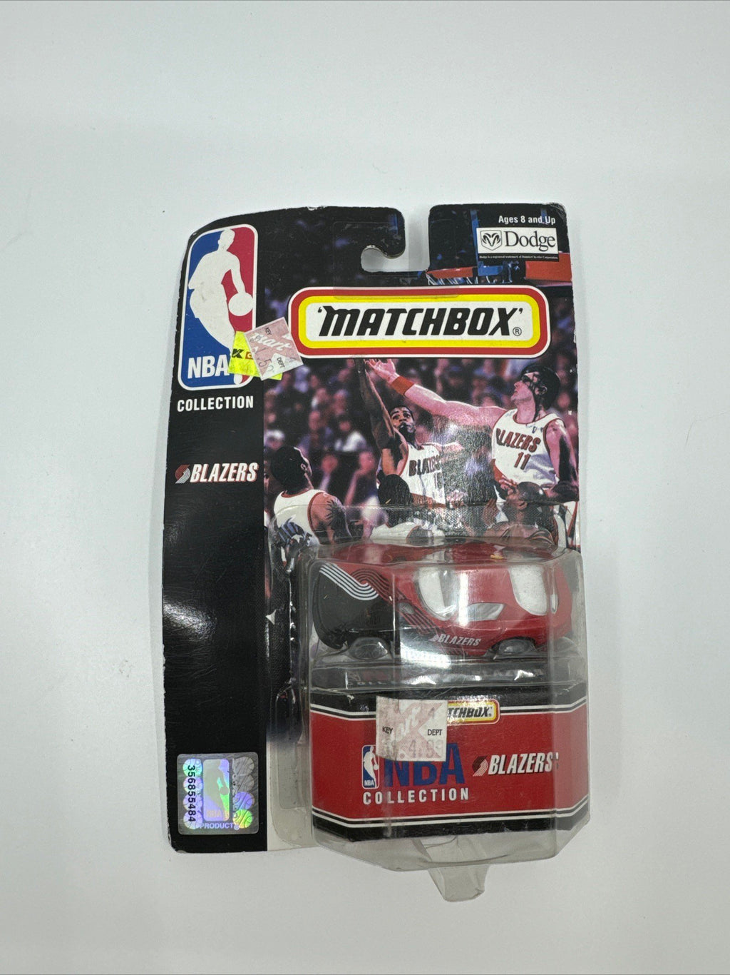 Matchbox 1999 NBA Collection Red Dodge Viper Portland Trail Blazers NIB NOS