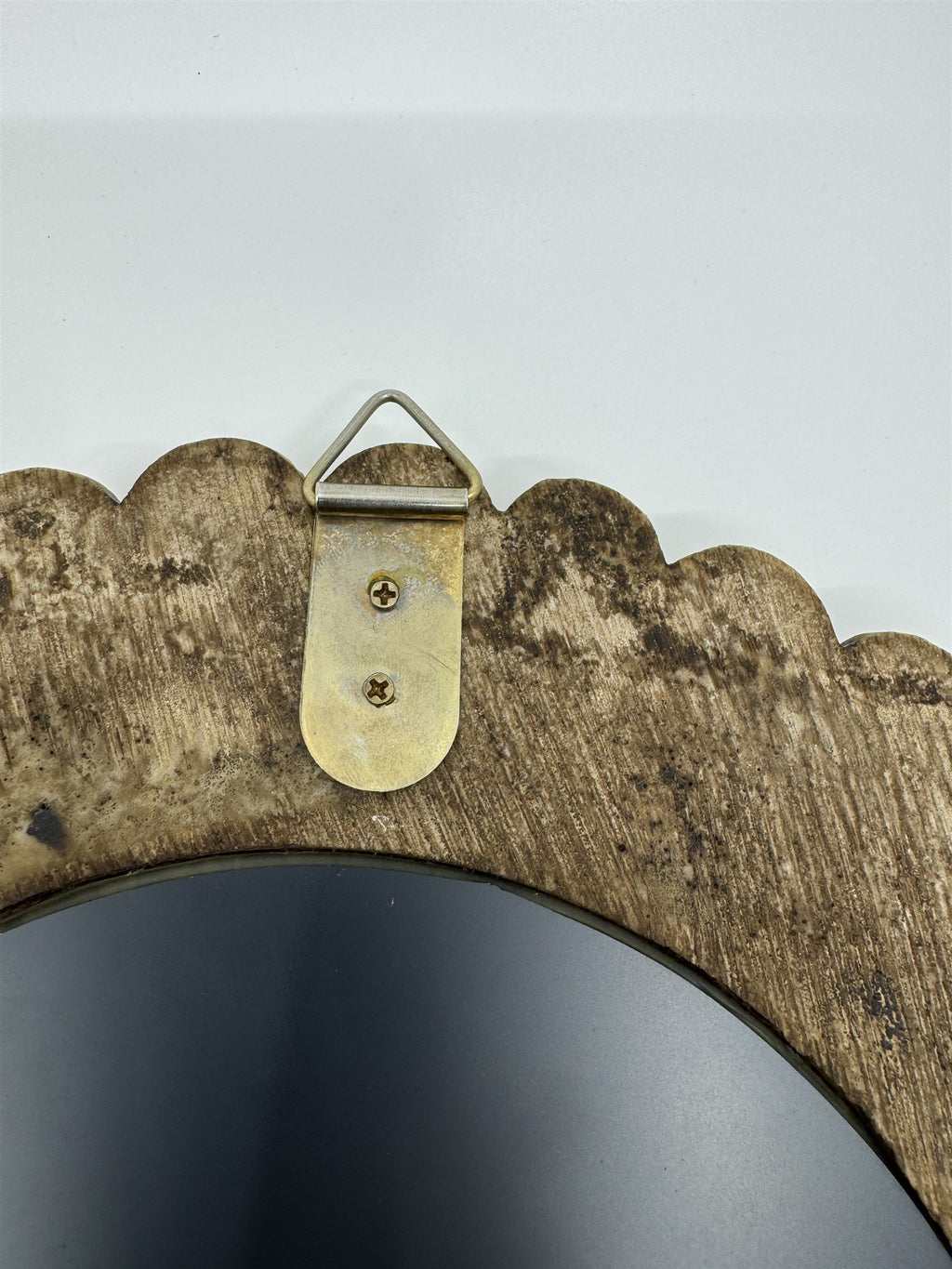 Circular Mirror /w Skull Heads Adornments All Around Zombie Corpses Death Mirror