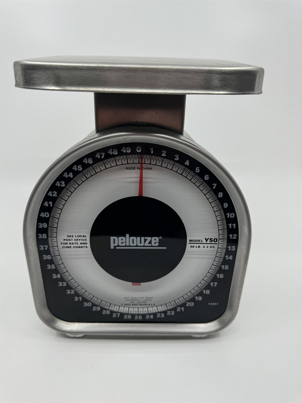 Pelouze Heavy Duty Mechanical 50lb Shipping Scale Model Y-50