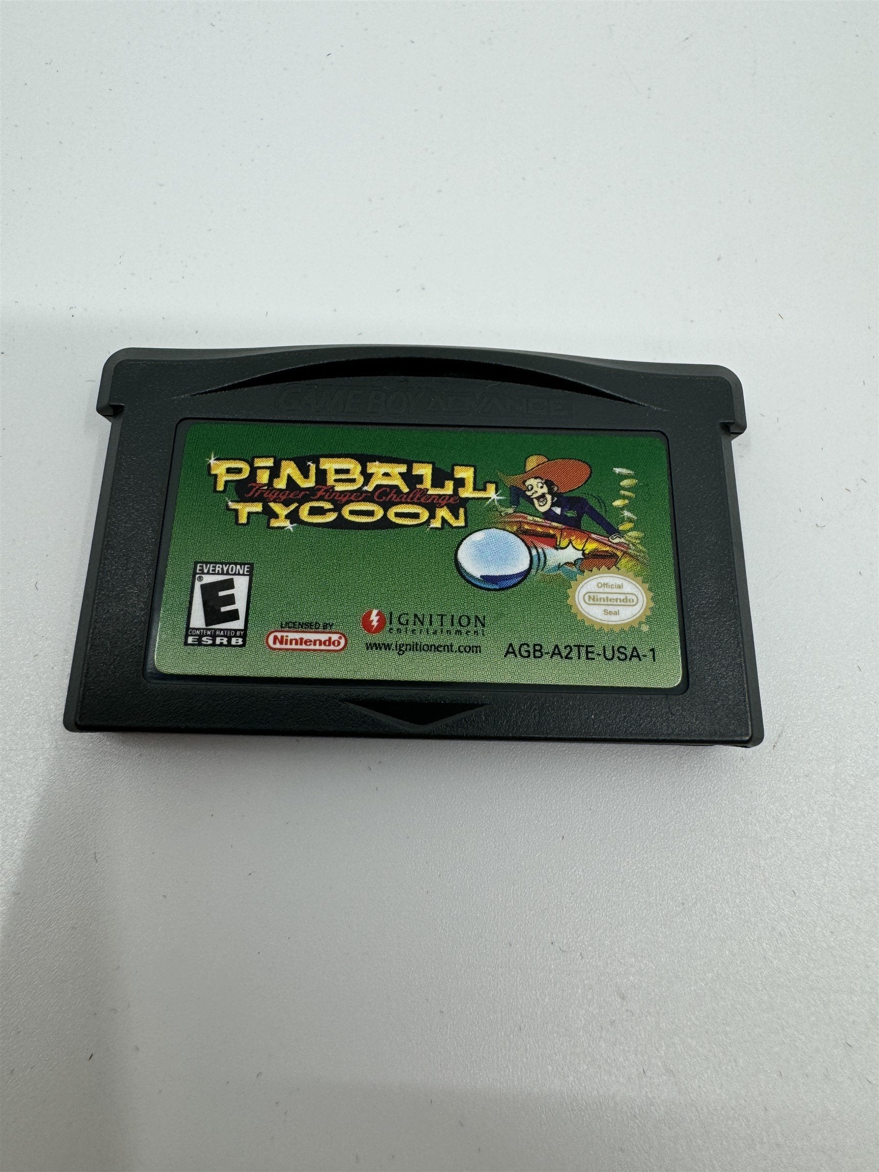 Ignition Pinball Tycoon Game Cartridge Nintendo Game Boy Advance