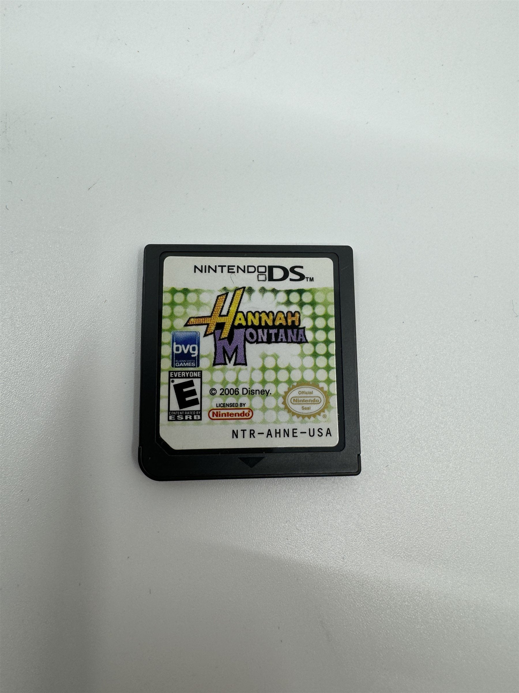 Disney Hannah Montana Game Cartridge Nintendo DS