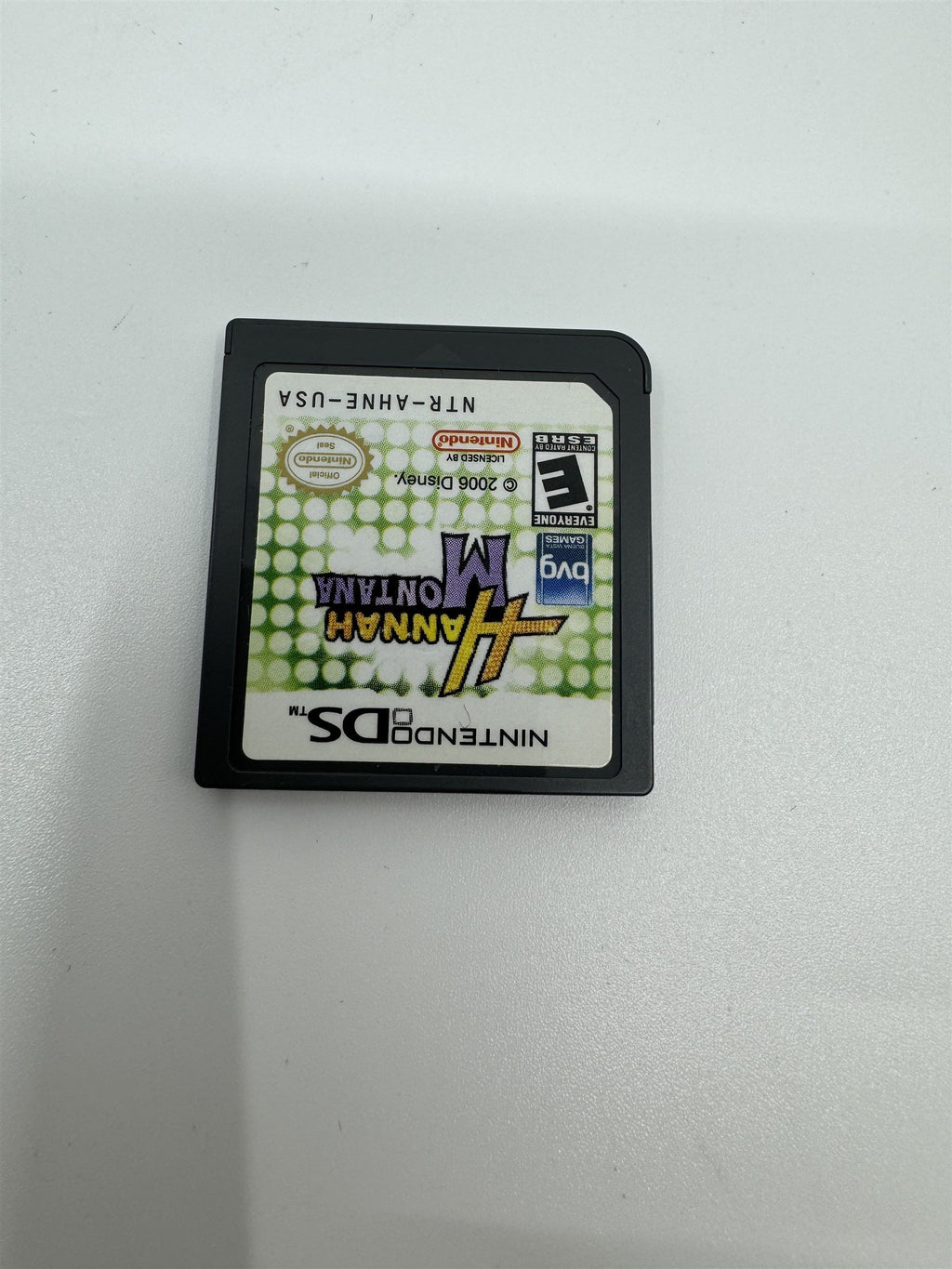 Disney Hannah Montana Game Cartridge Nintendo DS