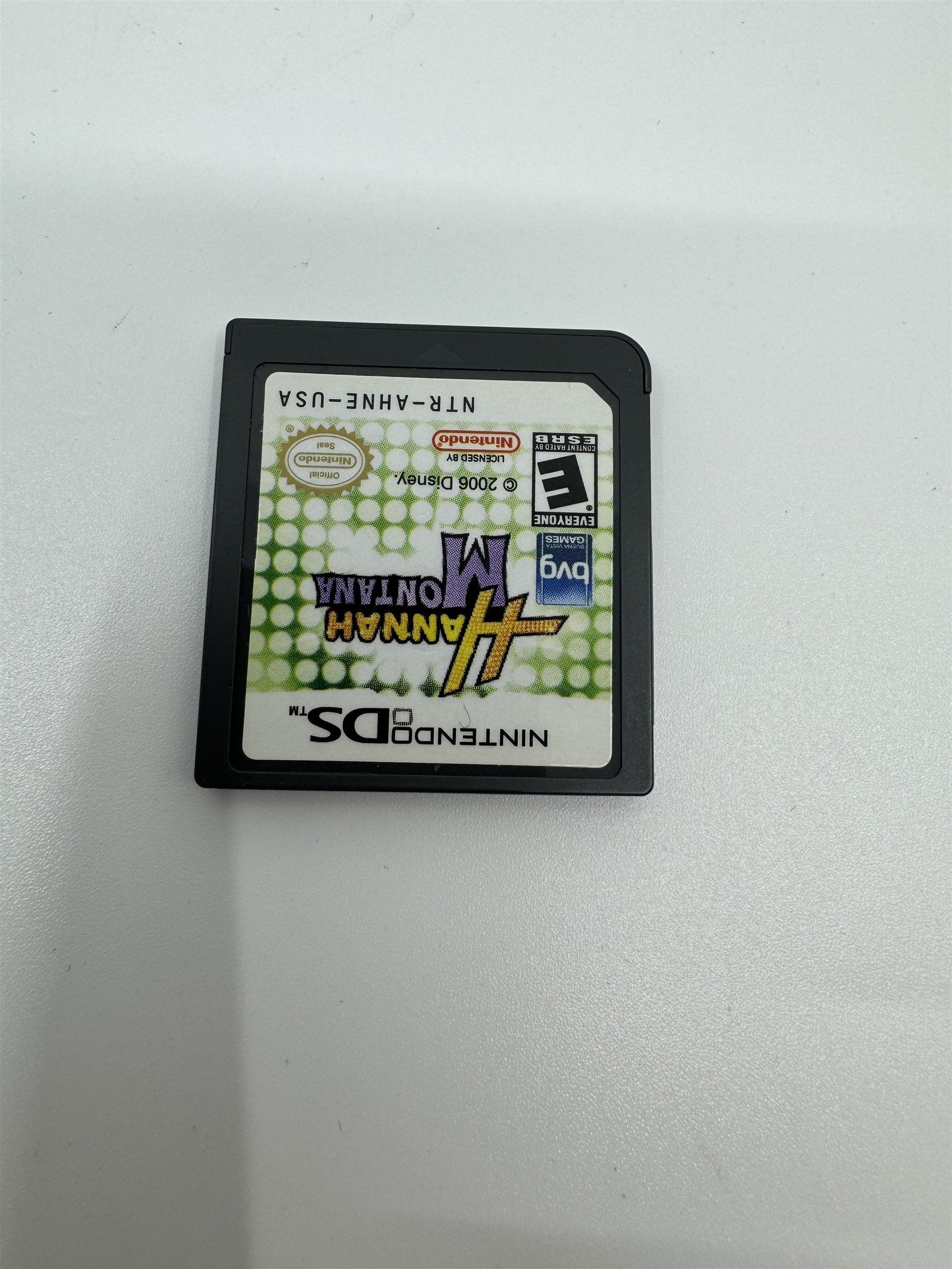 Disney Hannah Montana Game Cartridge Nintendo DS