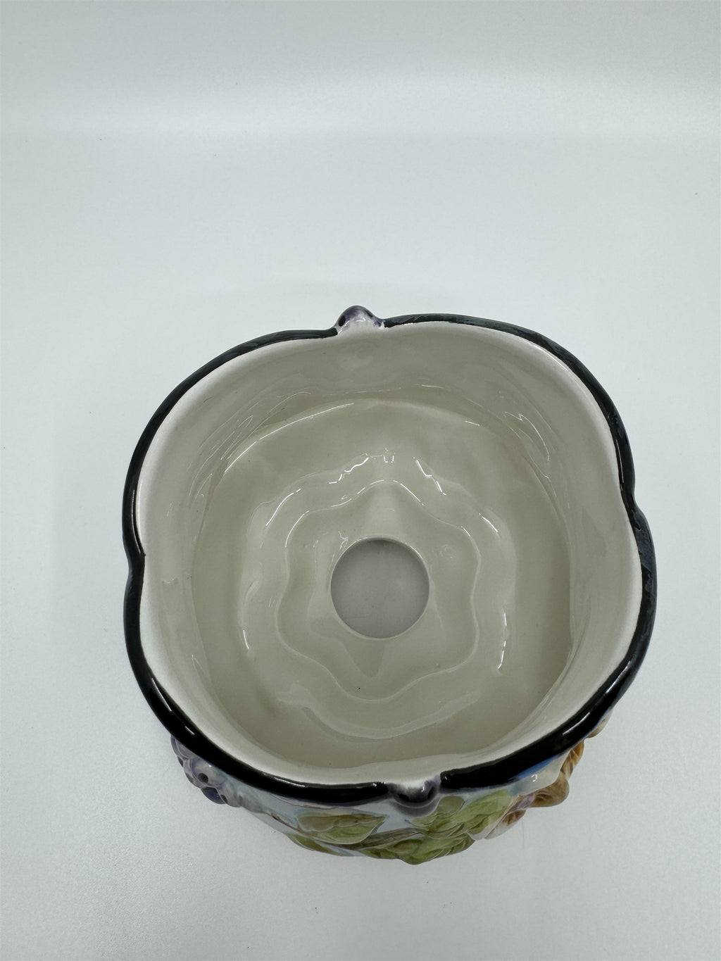 Vintage Home Interiors Butterfly Branches Candle Capper Candle Shade Jar Topper