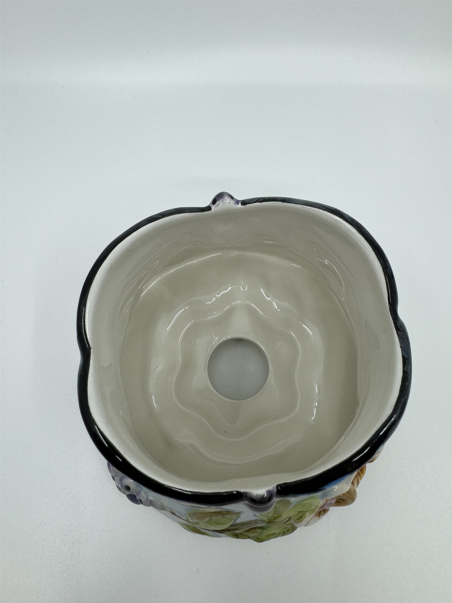 Vintage Home Interiors Butterfly Branches Candle Capper Candle Shade Jar Topper