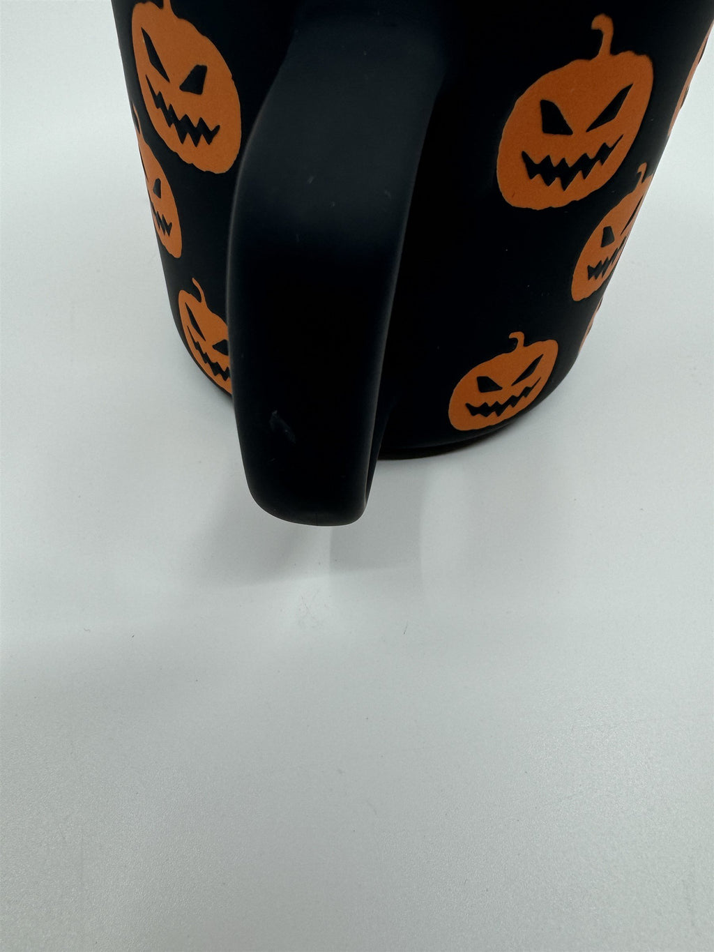 Halloween Jack-O-Lantern Pumpkin Mug Black Matte Feel