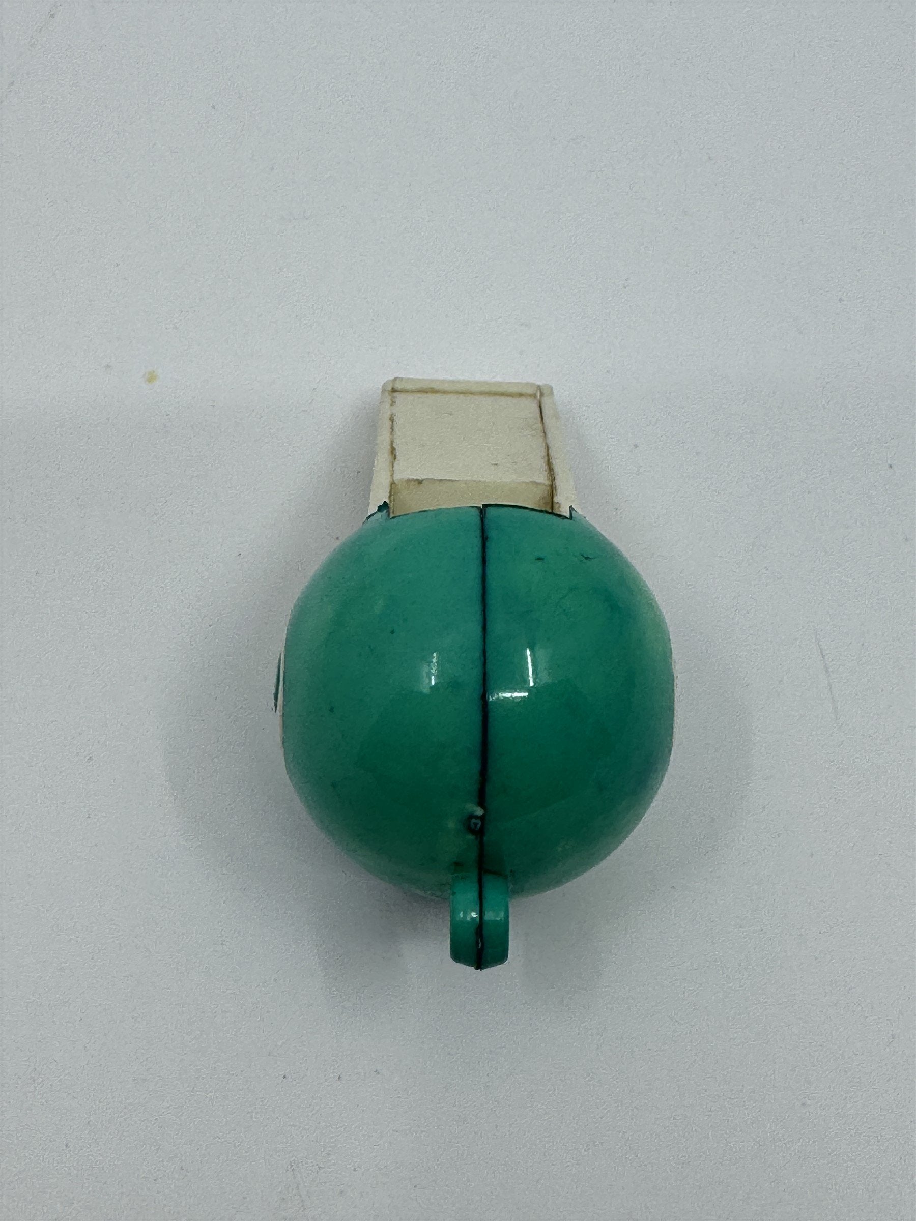 1960's VINTAGE "8 BALL" WHISTLE BLUE-ISH/GREEN COLOR
