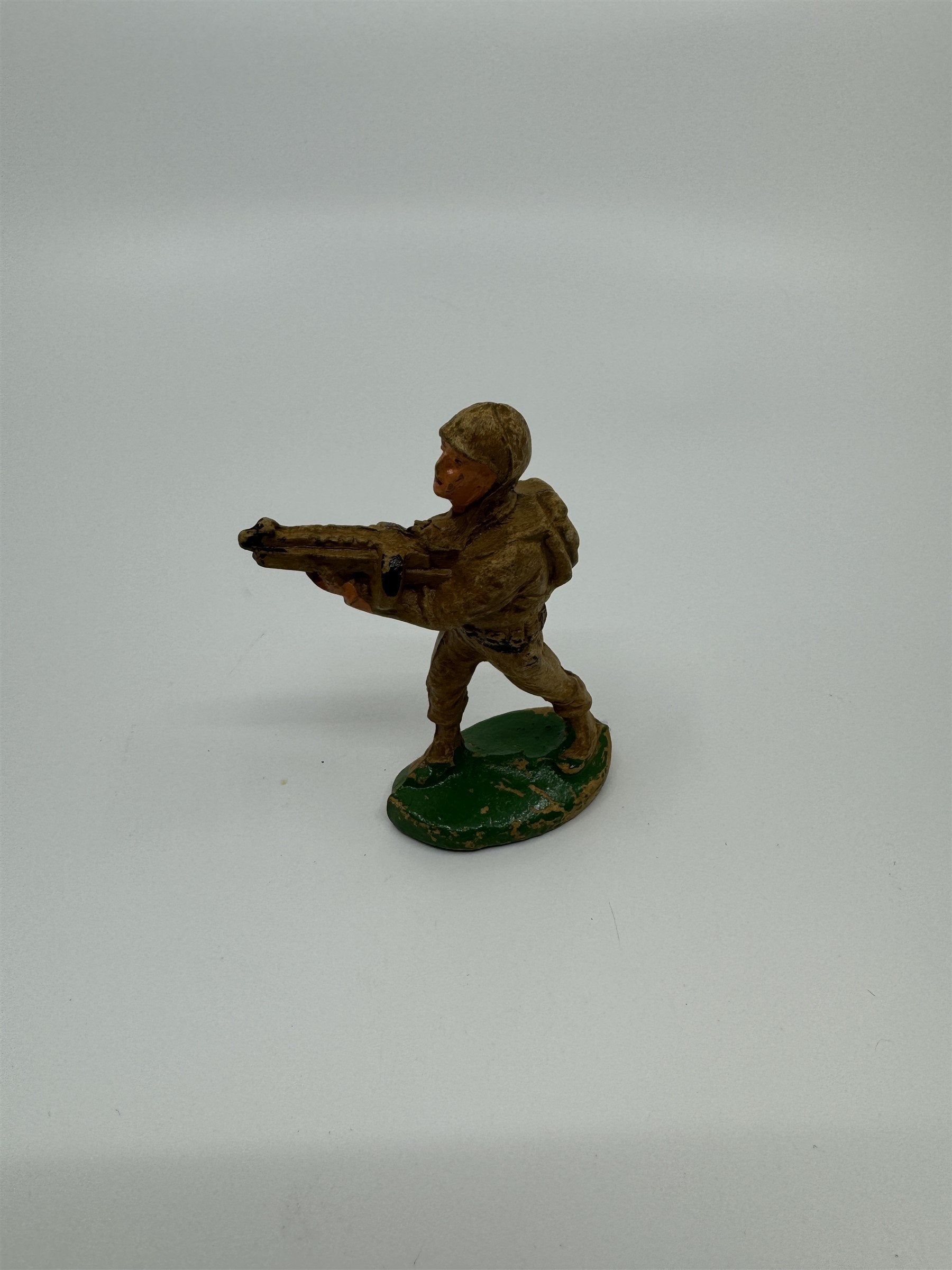 Vintage 1940s WWII Composition Toy Soldier Barclay Manoil Dime Store, USA Made