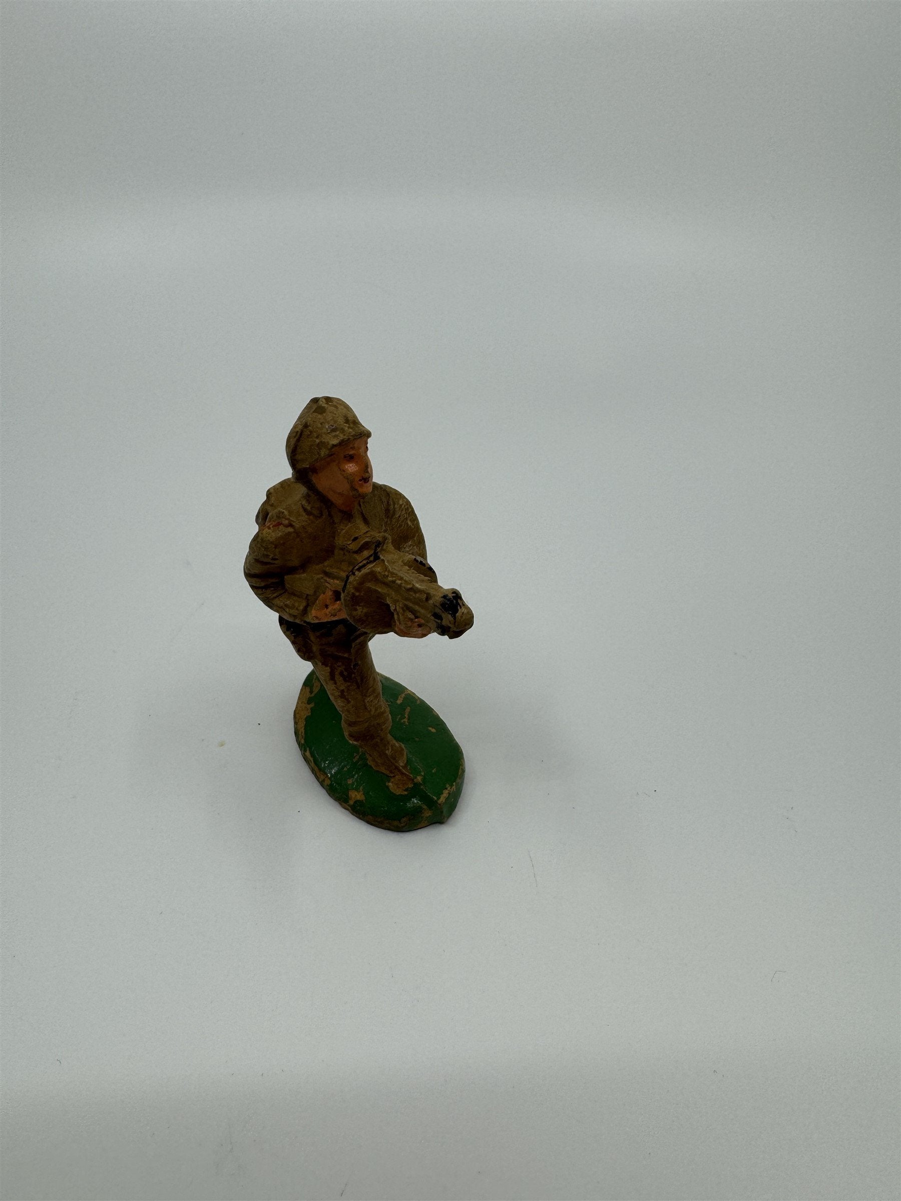 Vintage 1940s WWII Composition Toy Soldier Barclay Manoil Dime Store, USA Made