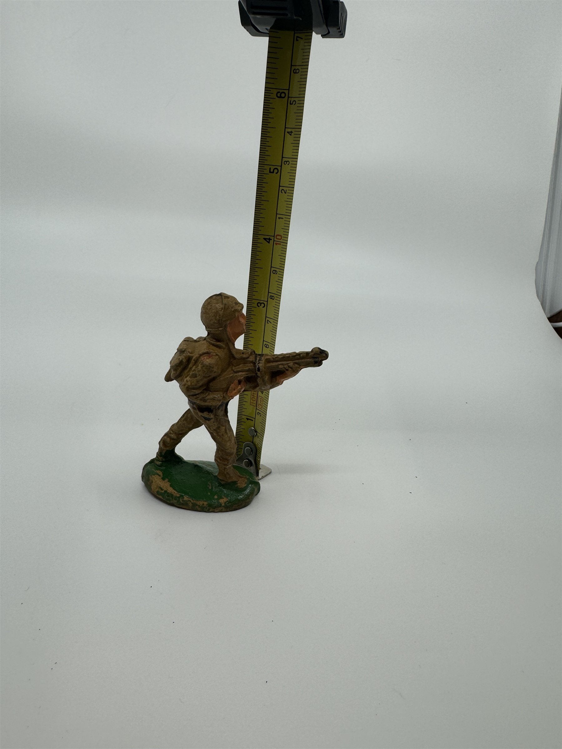 Vintage 1940s WWII Composition Toy Soldier Barclay Manoil Dime Store, USA Made