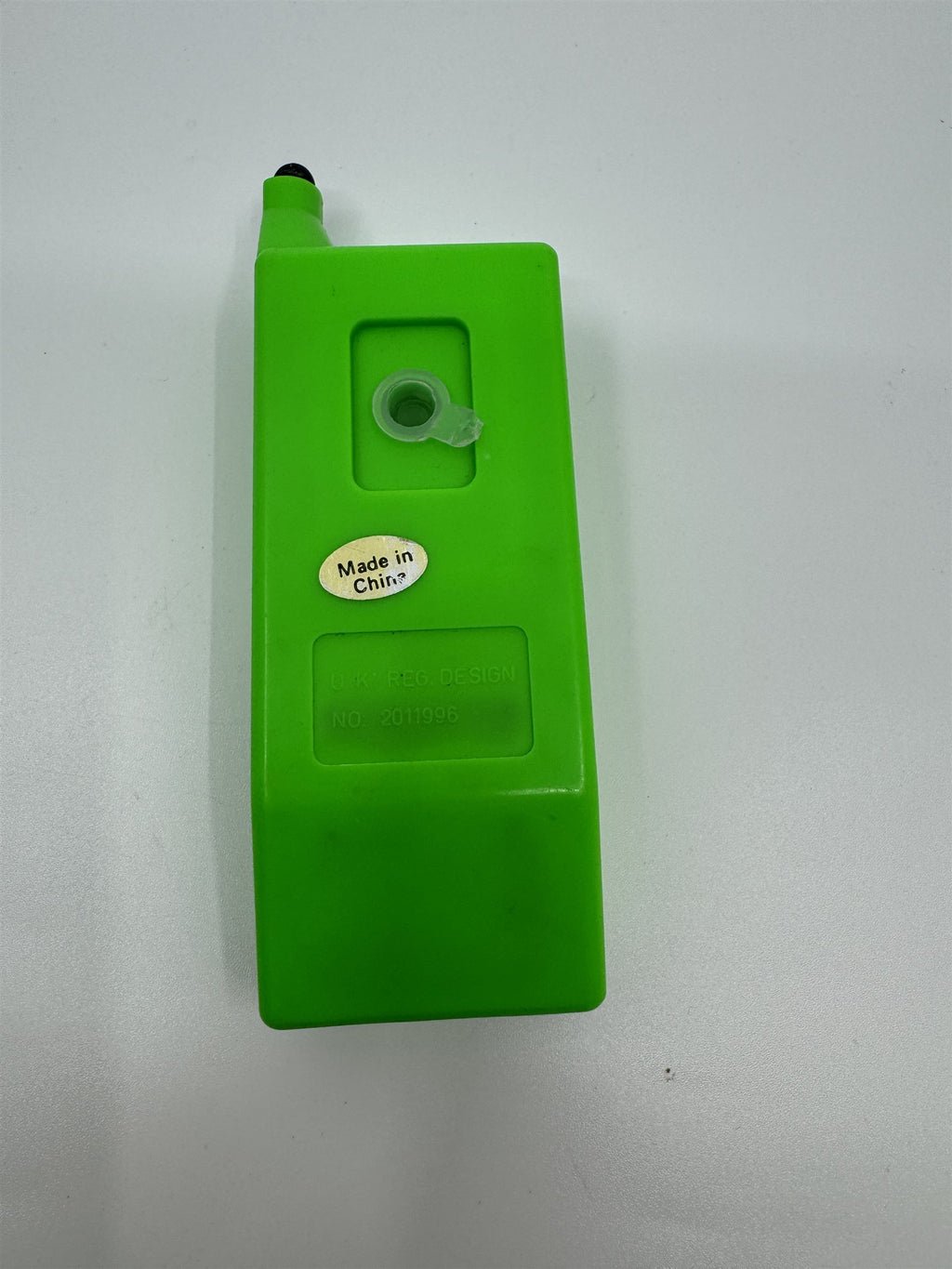 Vintage Toy Cellphone Prank Water Gun Self-Squirter Green Plastic Resin Toy