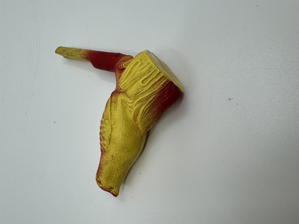 Vintage Irwin Singing Canary Celluloid Bird Water Whistle Red/Yellow NON-FLAM