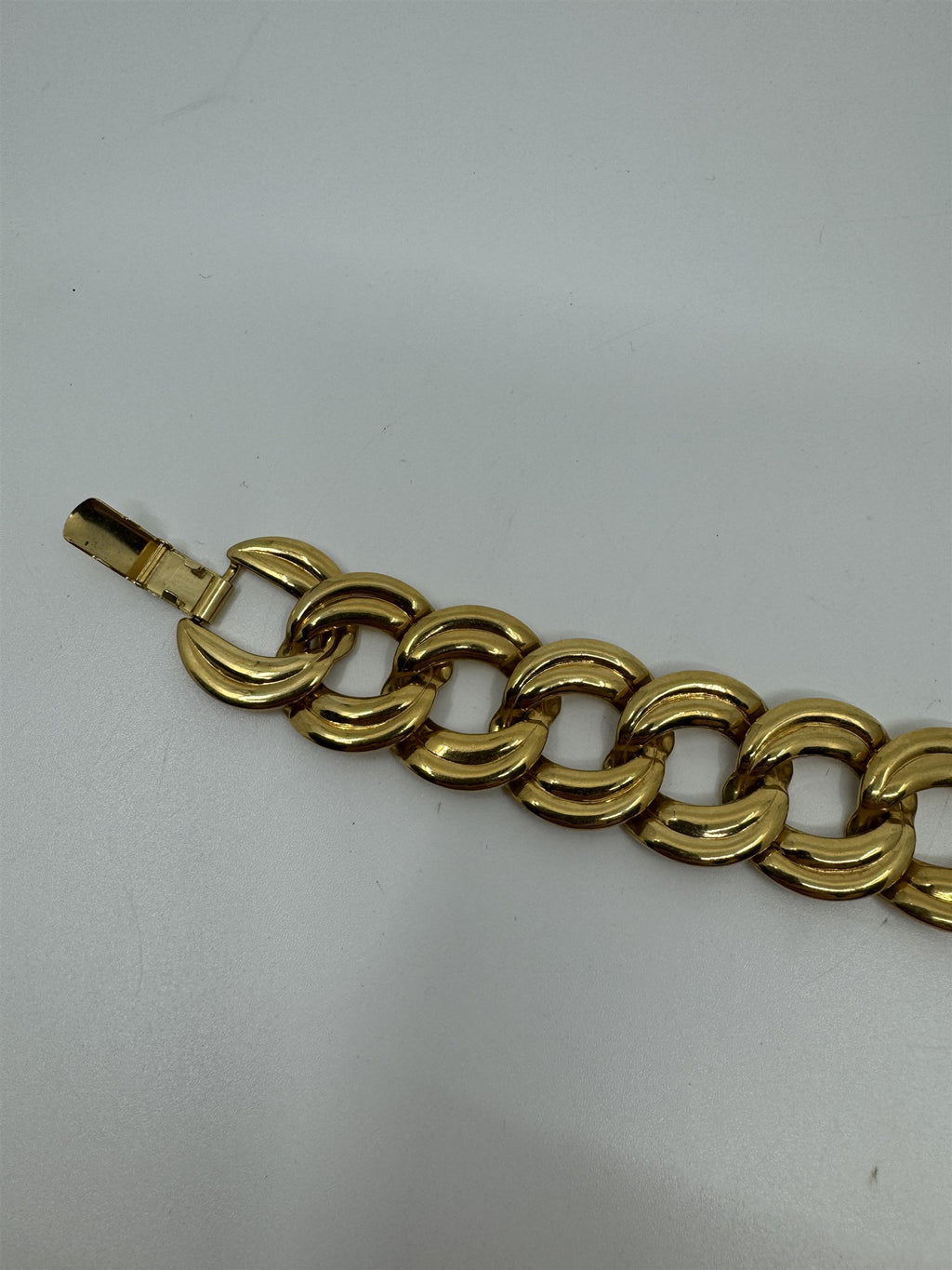 Vintage Napier Gold Tone Braided/Loop Bracelet