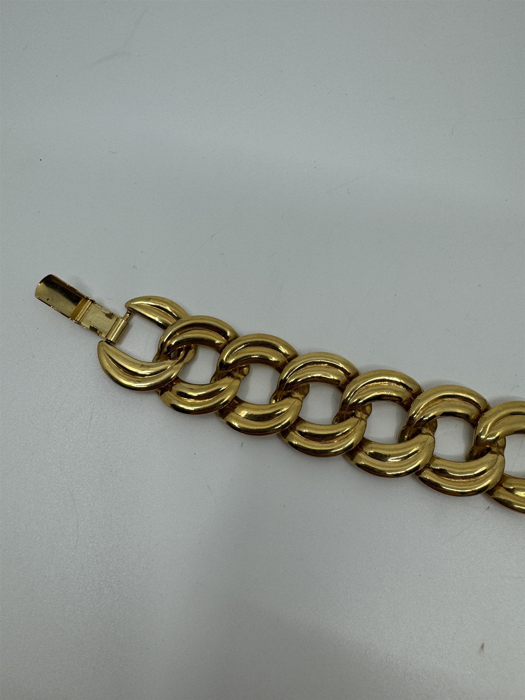 Vintage Napier Gold Tone Braided/Loop Bracelet