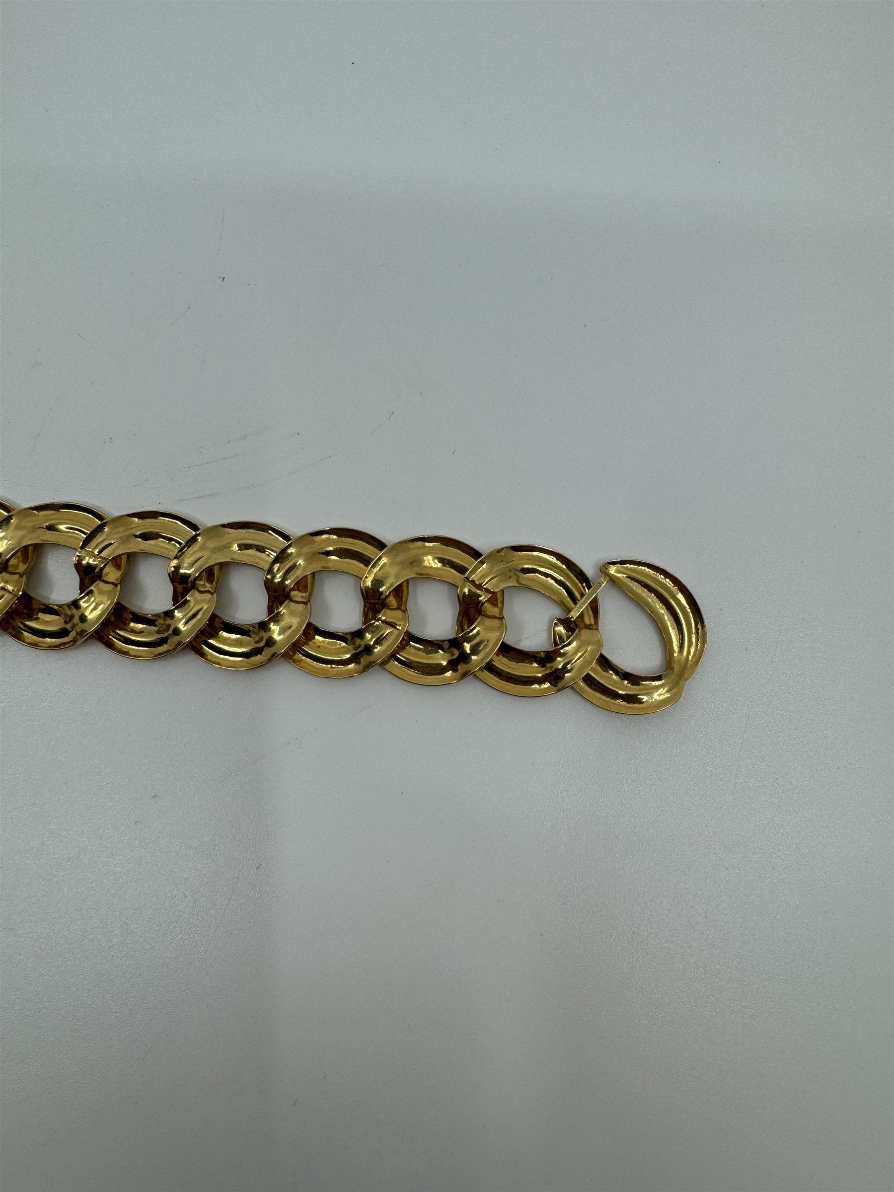 Vintage Napier Gold Tone Braided/Loop Bracelet