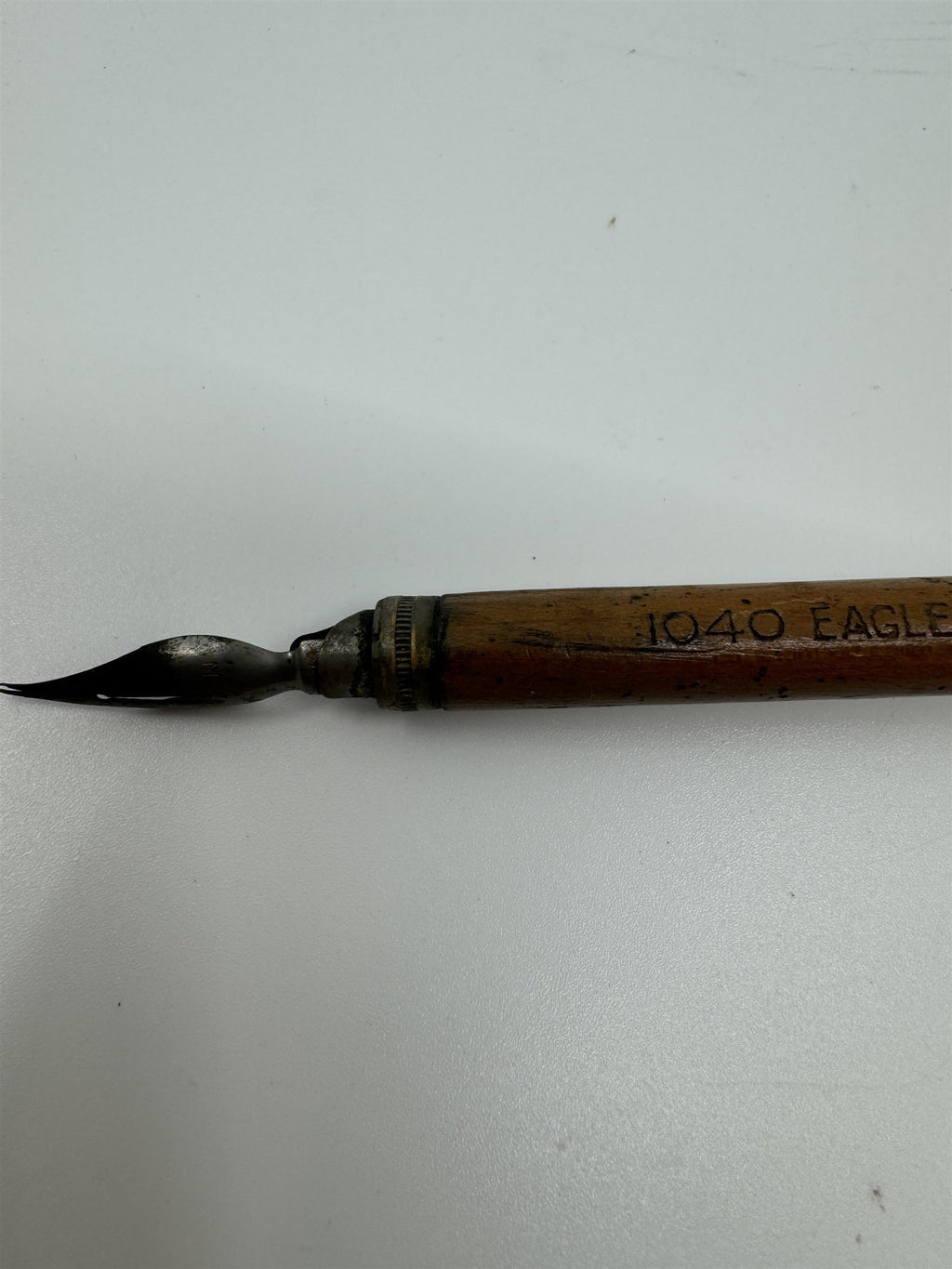 Vintage 1040 Eagle Pencil Co. New York Wooden Ink Dip Pen Metal Nib