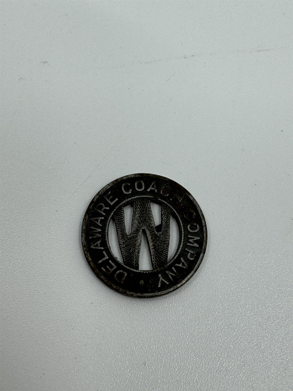 Vintage Delaware Coach Company Fare Token Collectible Coin Nostalgic Metal Coin