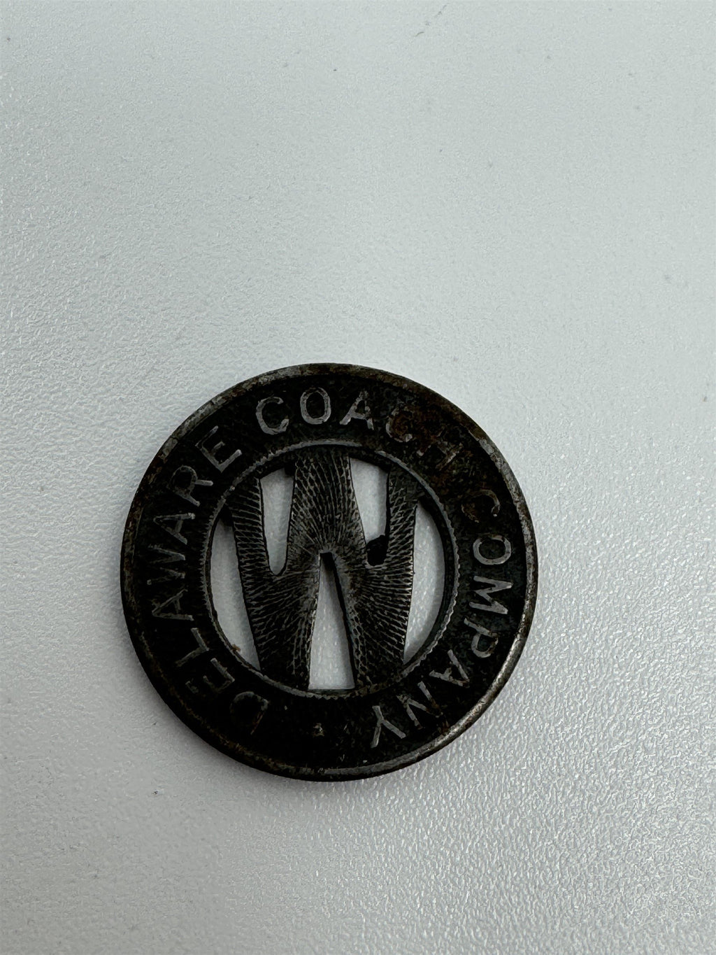 Vintage Delaware Coach Company Fare Token Collectible Coin Nostalgic Metal Coin