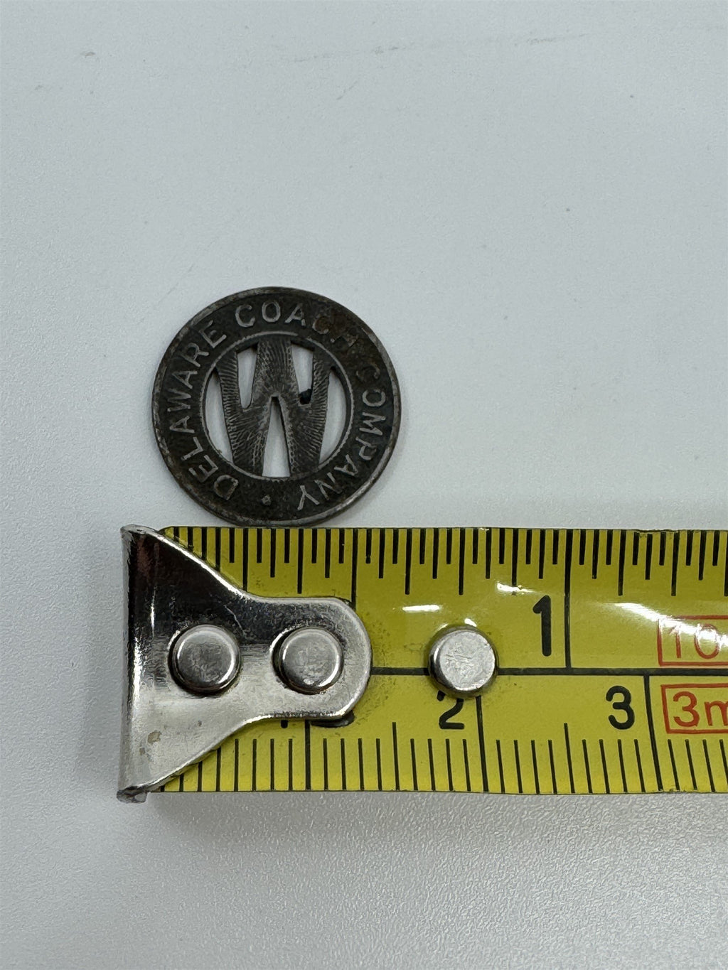 Vintage Delaware Coach Company Fare Token Collectible Coin Nostalgic Metal Coin