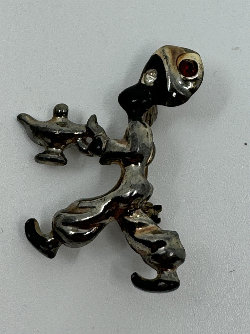 Vintage Genie with Magic Lamp and Woman with Magic Vessel Mini Pin/Brooch Set