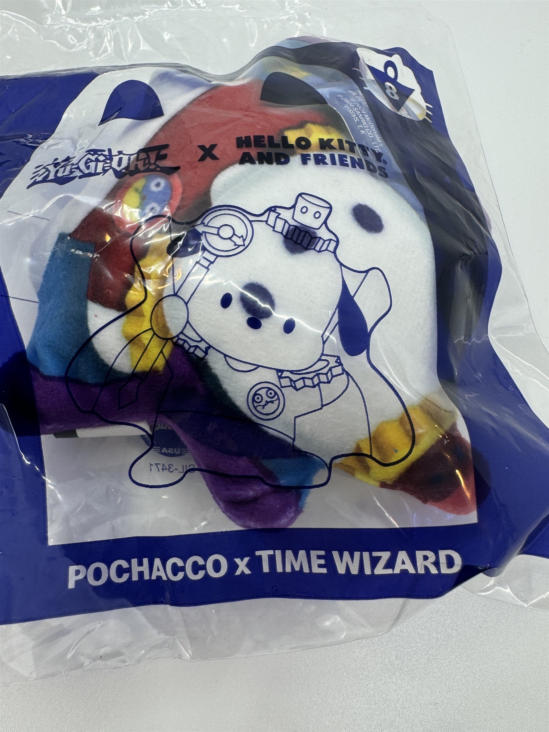 McDonald's Happy Meal Toy 2024 Yu-Gi-Oh x Hello Kitty "Pochacco x Time Wizard"