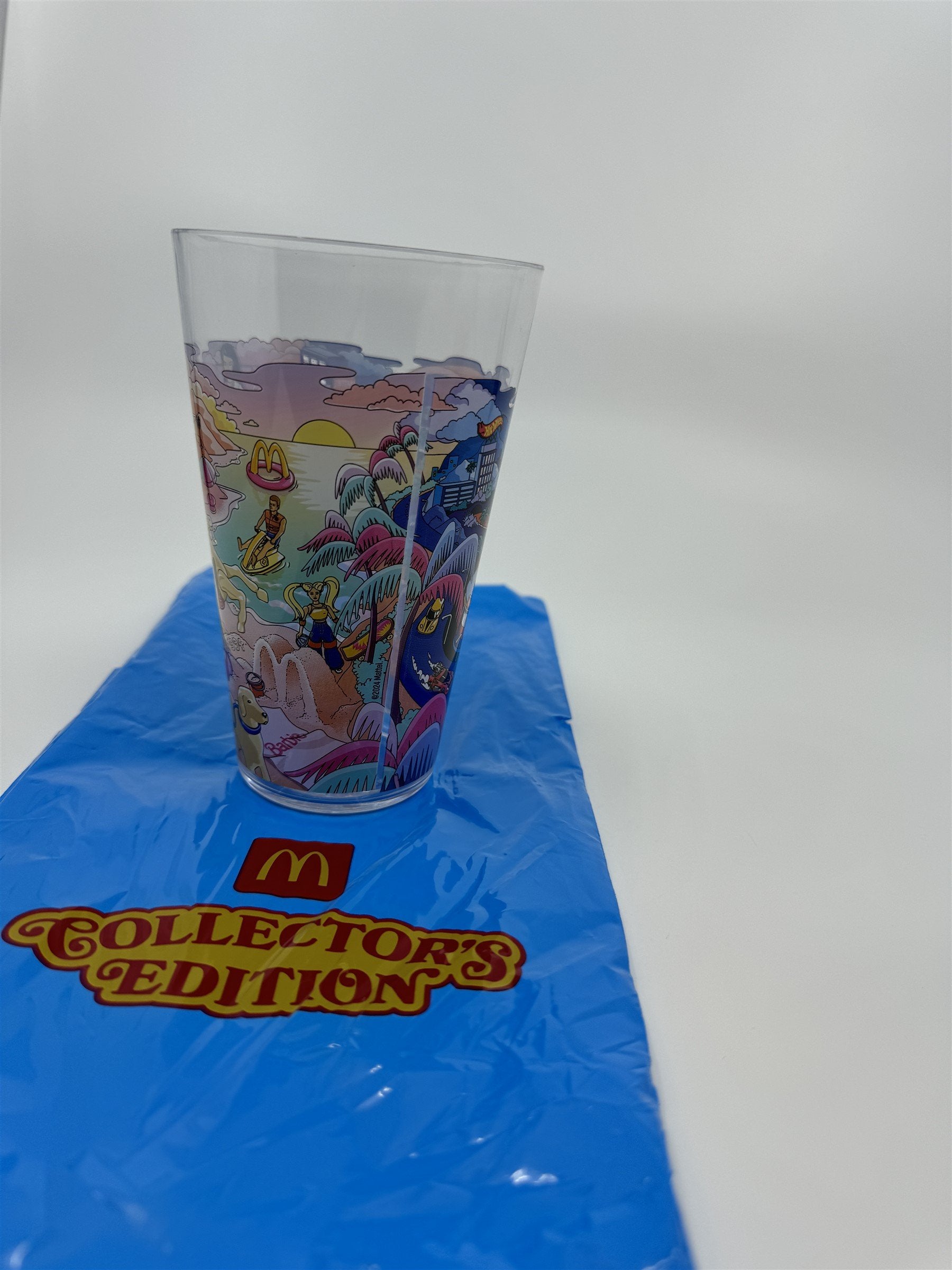 2024 McDonald's Collectors Edition Meal Cup BARBIE AND HOT WHEELS
