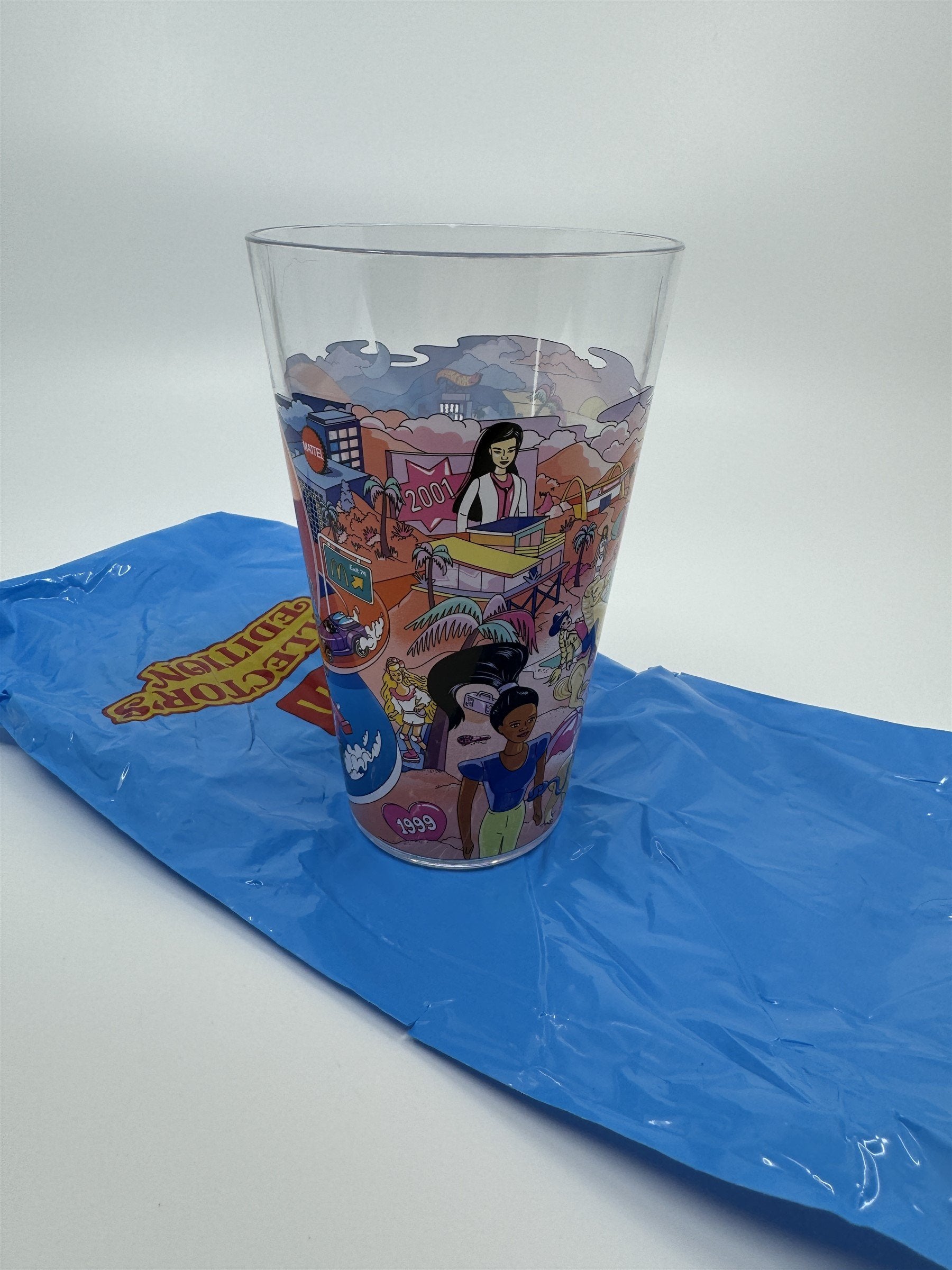 2024 McDonald's Collectors Edition Meal Cup BARBIE AND HOT WHEELS