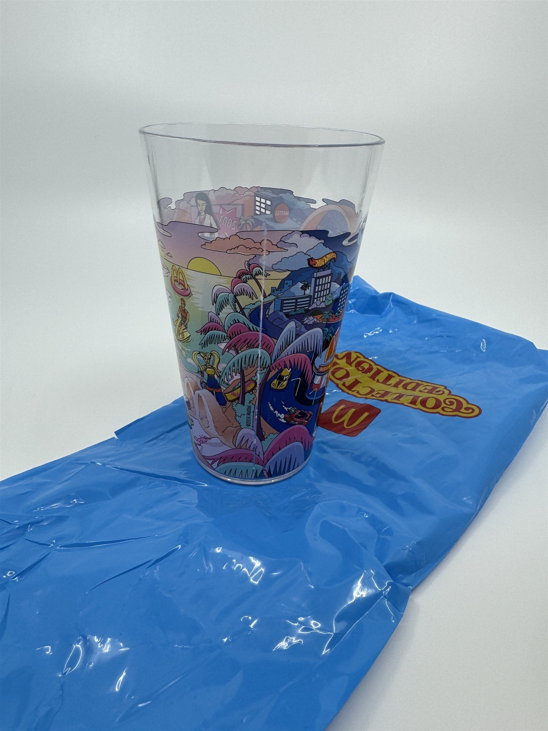 2024 McDonald's Collectors Edition Meal Cup BARBIE AND HOT WHEELS