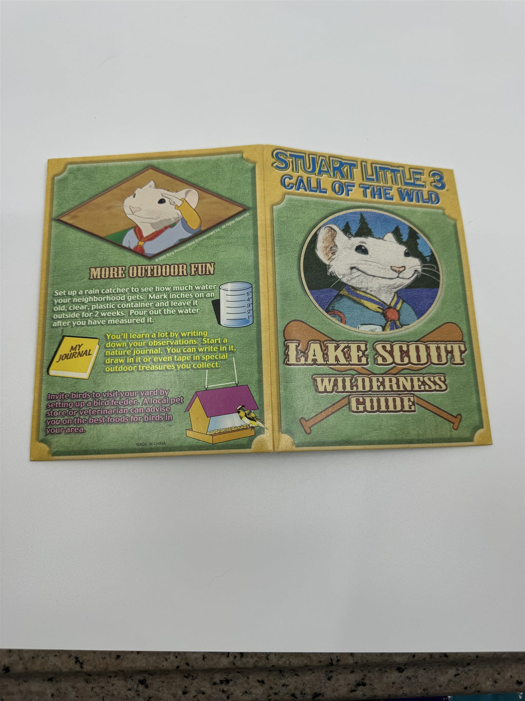 Stuart Little 3 Call of the Wild Lake Scout Wilderness Guide Game
