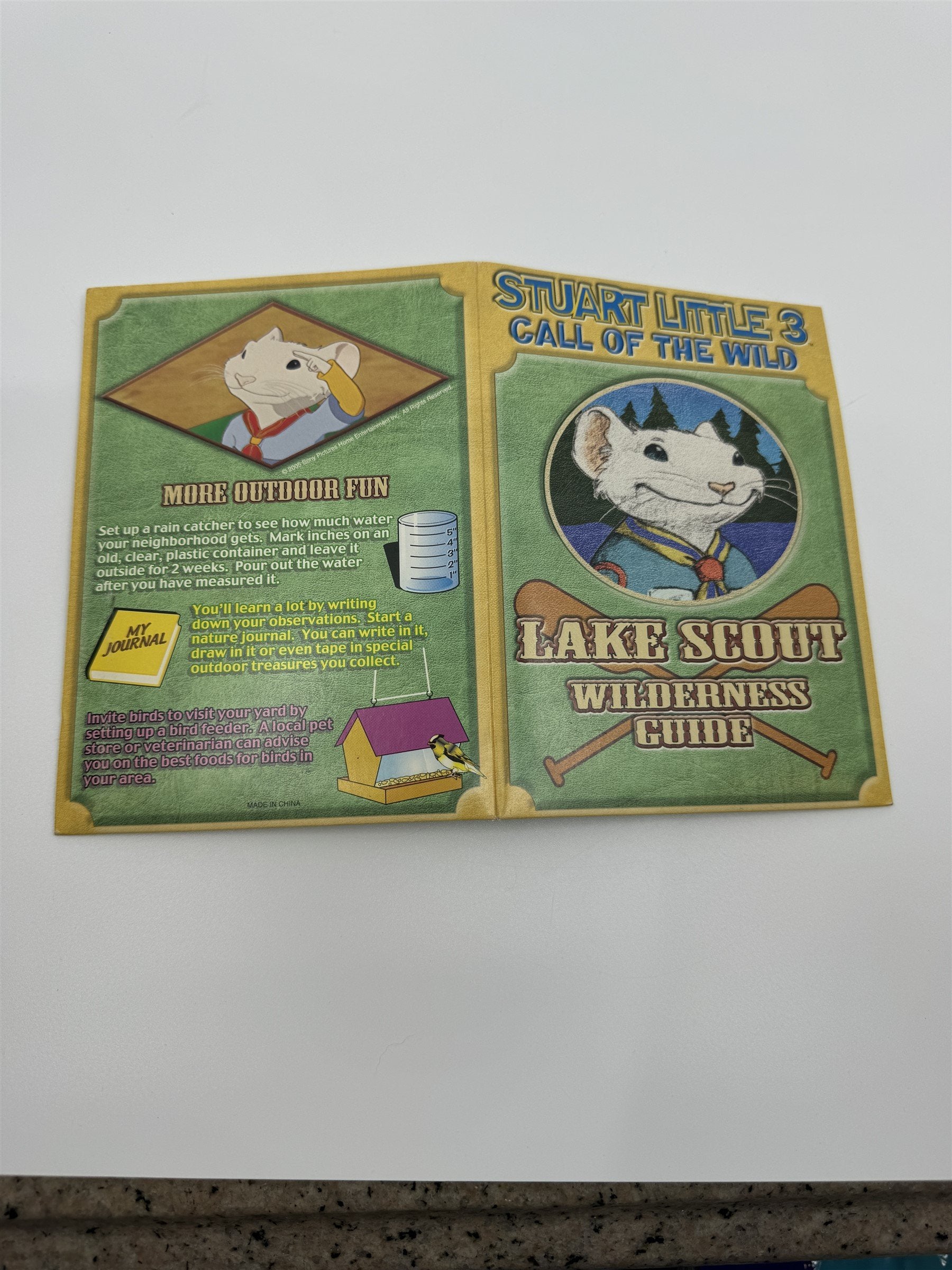 Stuart Little 3 Call of the Wild Lake Scout Wilderness Guide Game