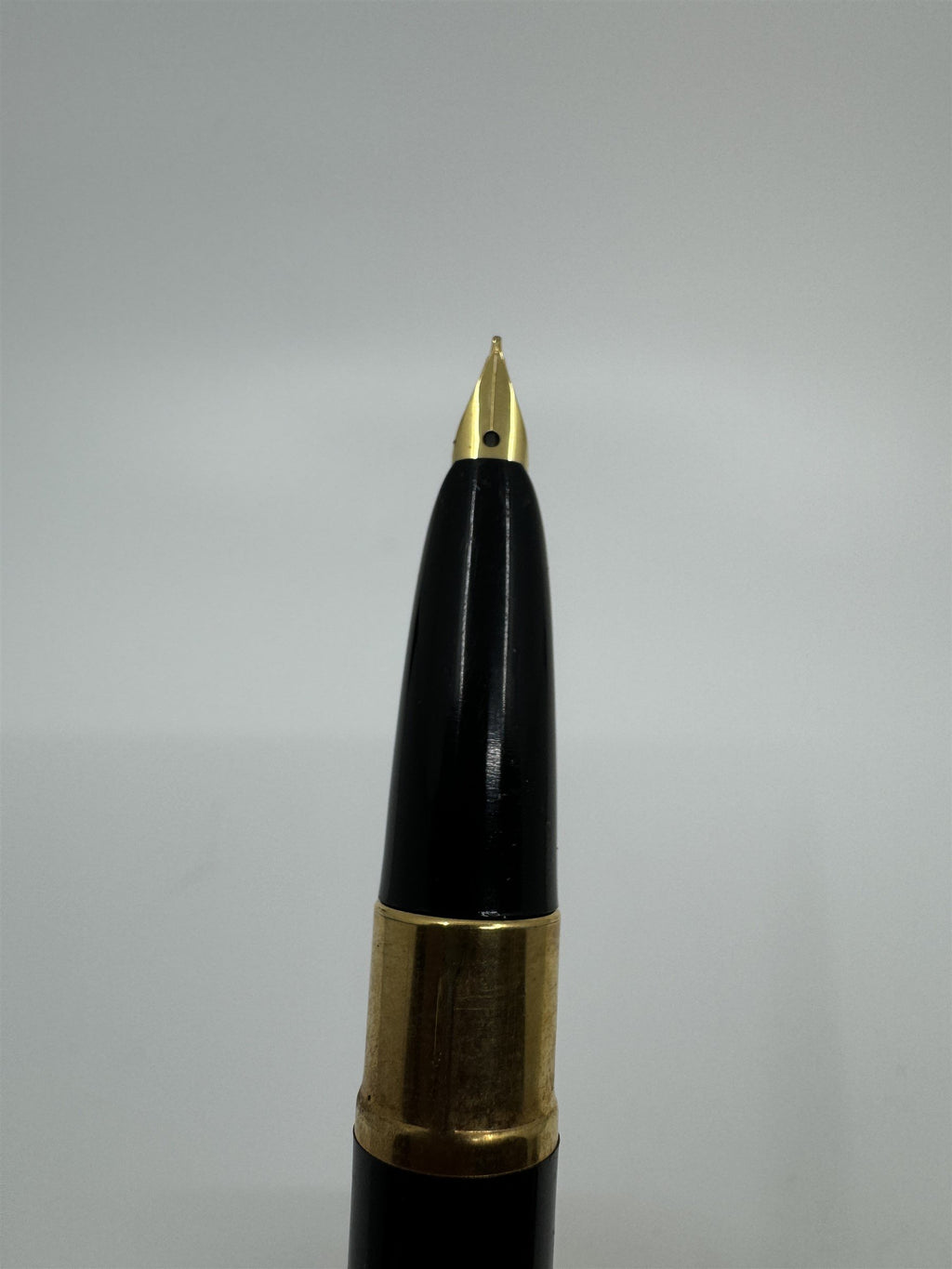 Vintage Rotary Brand USA Fountain Pen Black & Gold