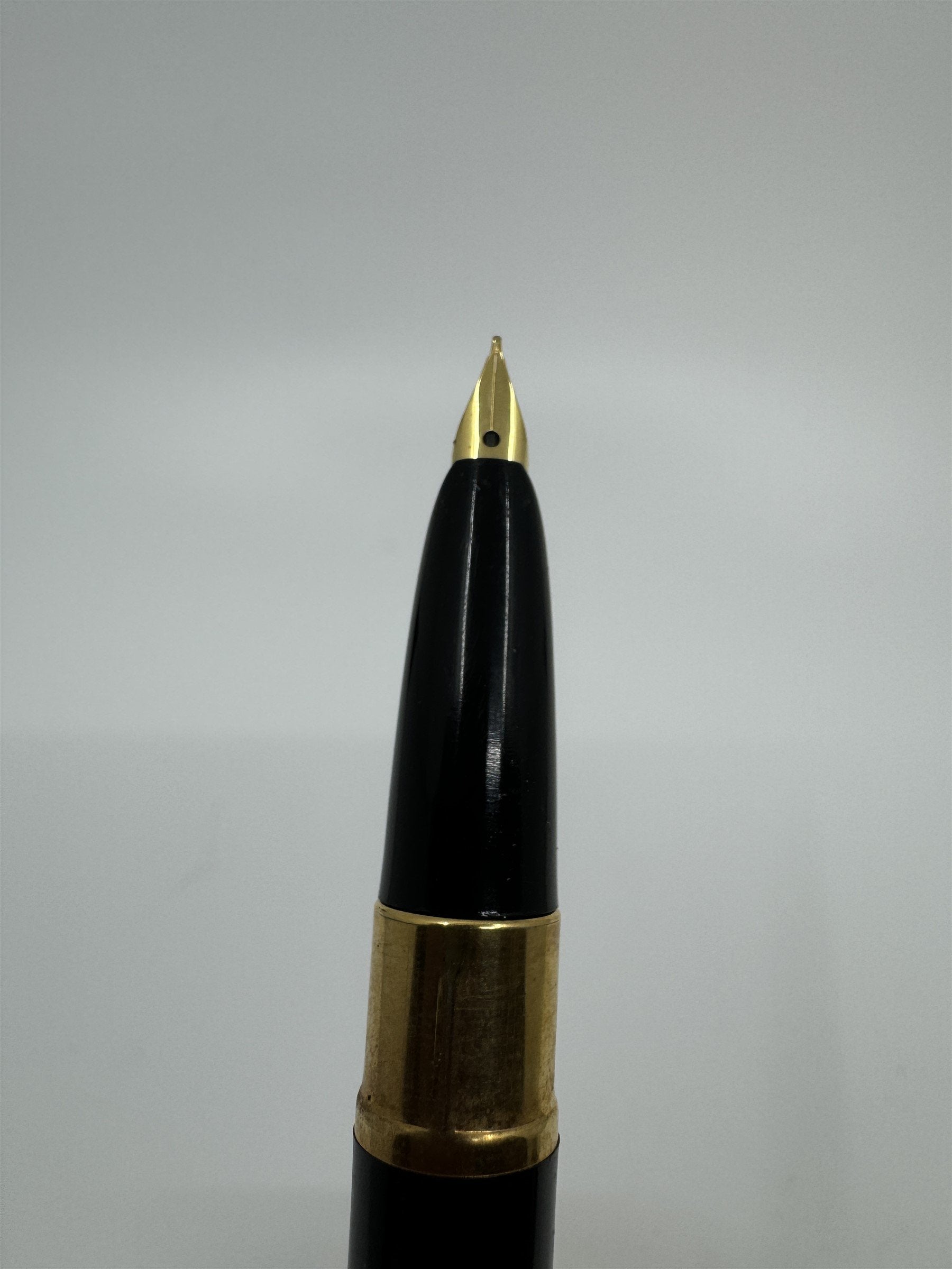 Vintage Rotary Brand USA Fountain Pen Black & Gold