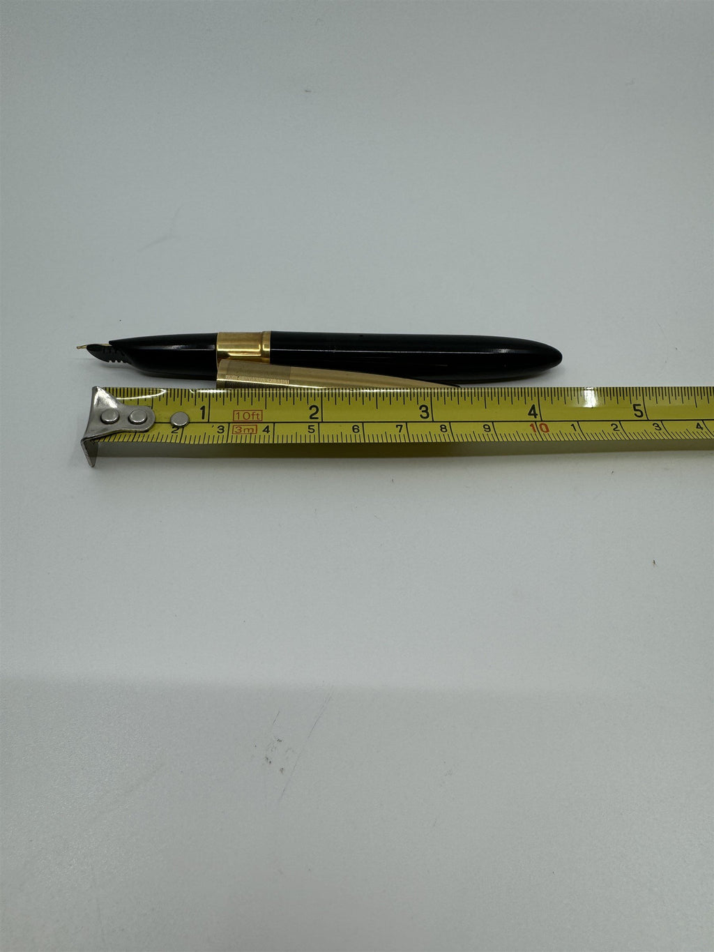 Vintage Rotary Brand USA Fountain Pen Black & Gold