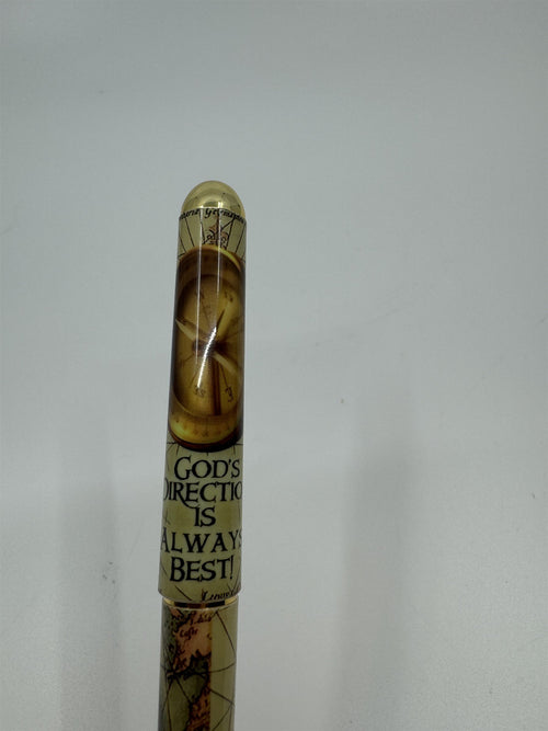 God's Direction is Always Best Biblical Pen Gift for Pastor Church *Needs Ink*