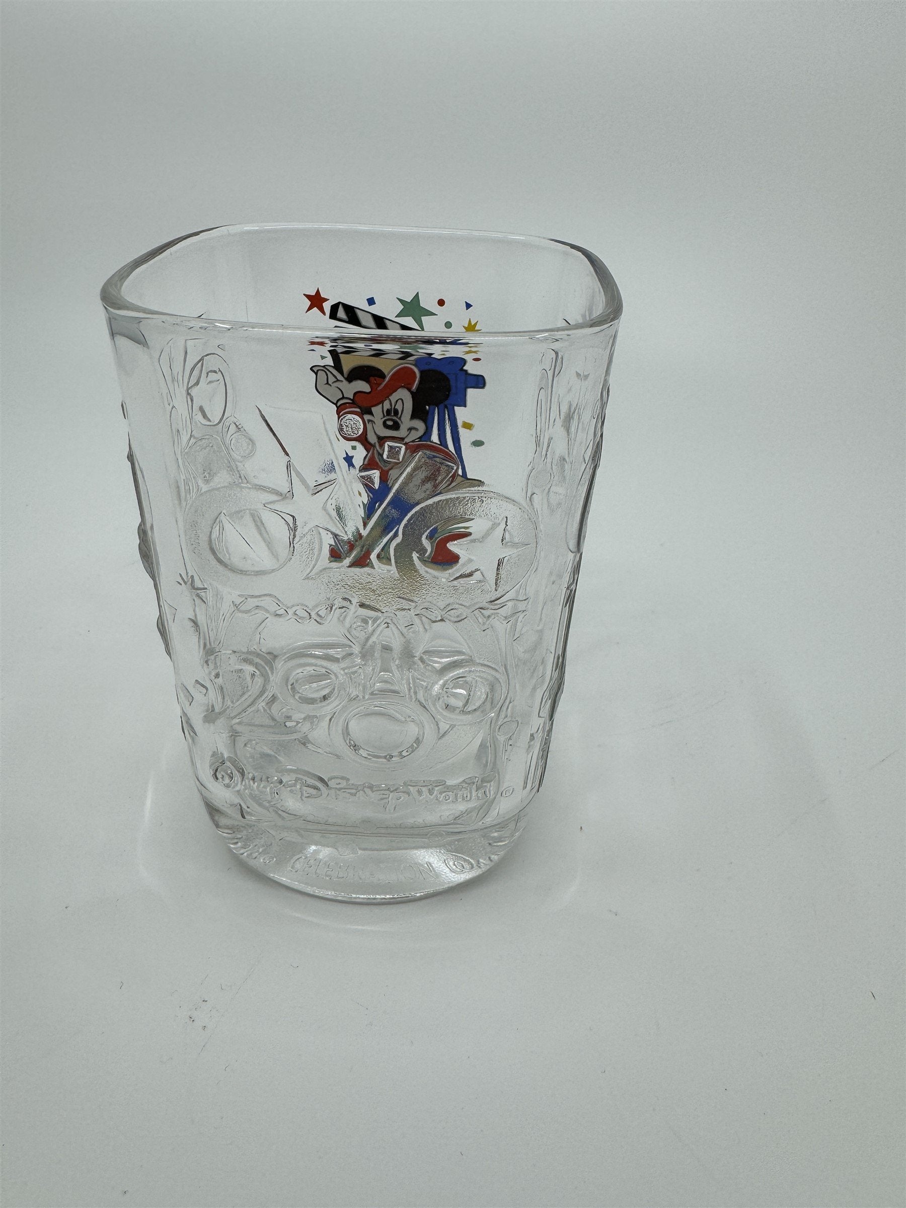 Vintage McDonalds 2000 Walt Disney World DISNEY STUDIOS Drinking Glass Promo Cup