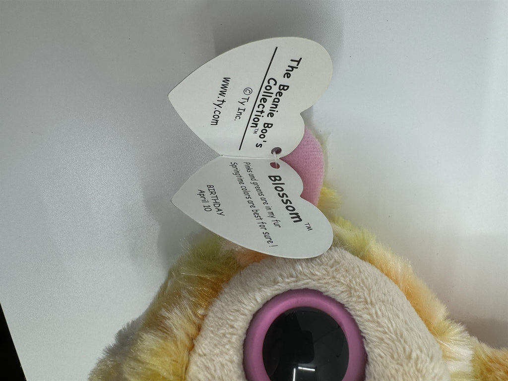 Ty Beanie Boo's Blossom Easter Collection April Birthday Beanie Babies Lamb Toy