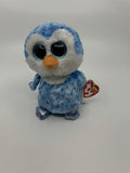 Ty Beanie Boo's Ice Cube Blue Penguin February Birthday Beanie Babies Toy