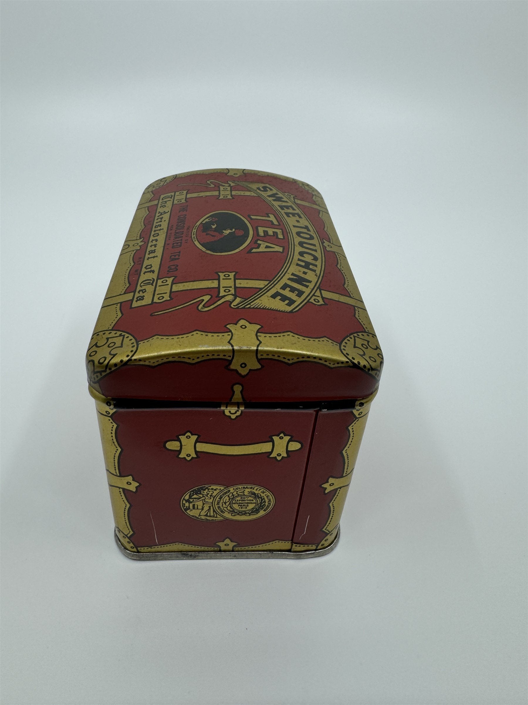 Vintage Swee-Touch-Nee Tea Empty Tin The Consolidated Tea Co Aristocrat of Tea