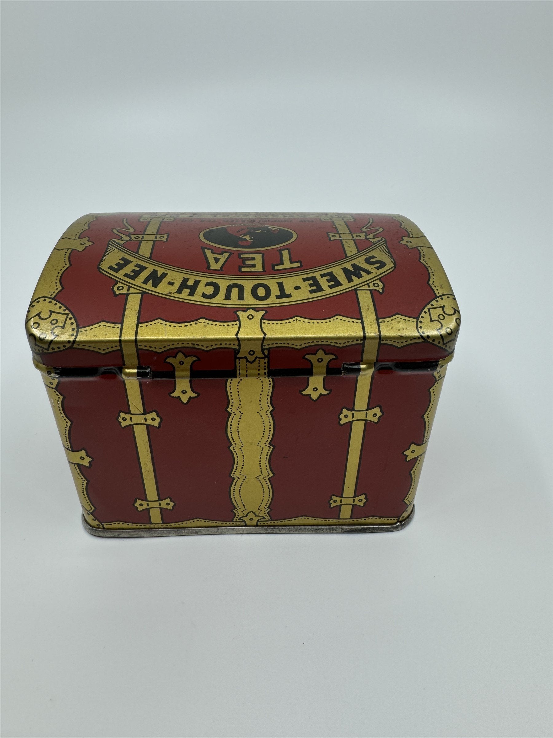 Vintage Swee-Touch-Nee Tea Empty Tin The Consolidated Tea Co Aristocrat of Tea