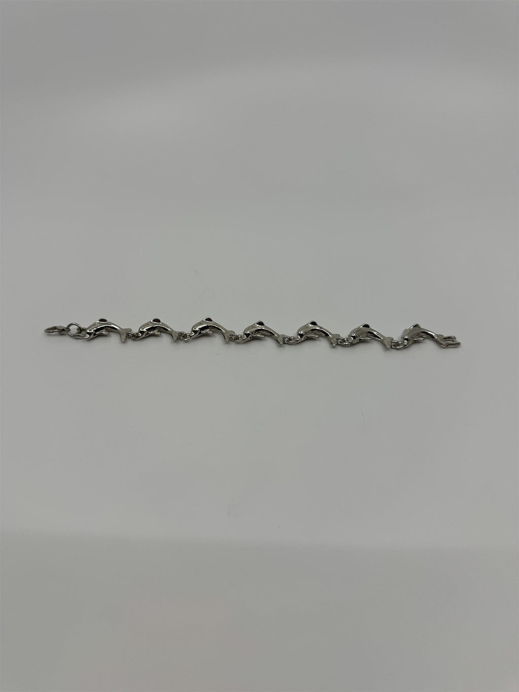Vintage Leaping Jumping Dolphins Bracelet 7-1/2" /w Clasp