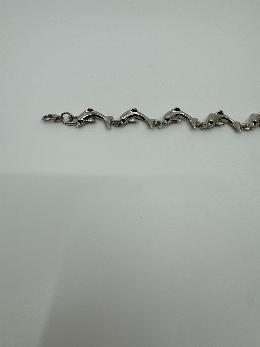 Vintage Leaping Jumping Dolphins Bracelet 7-1/2" /w Clasp