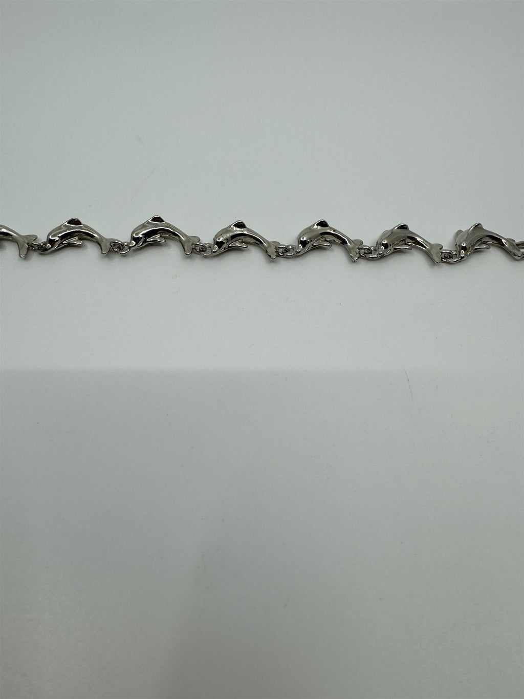 Vintage Leaping Jumping Dolphins Bracelet 7-1/2" /w Clasp