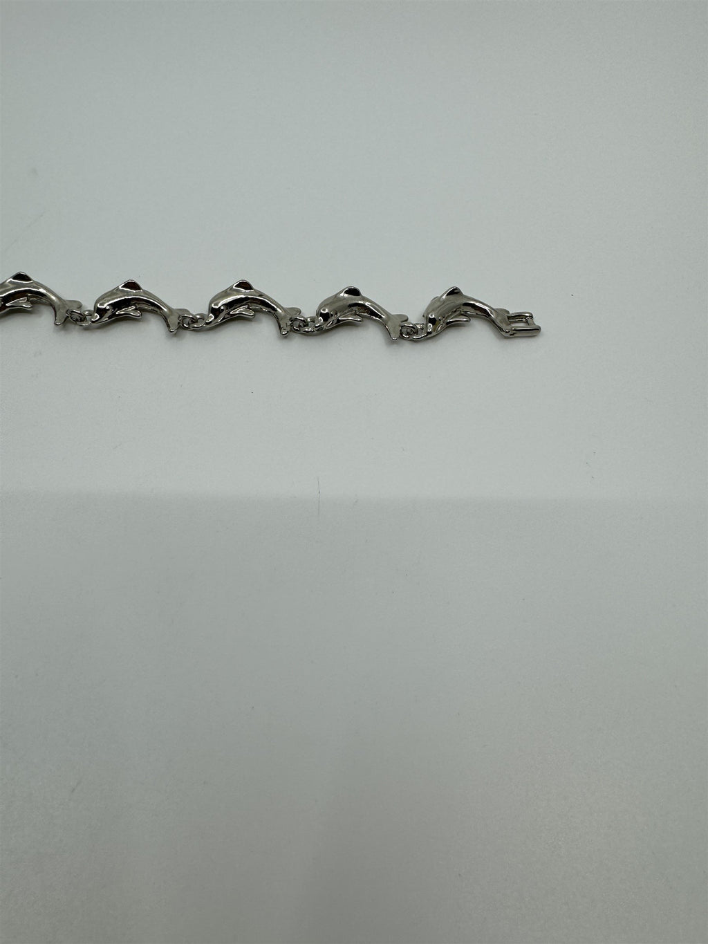 Vintage Leaping Jumping Dolphins Bracelet 7-1/2" /w Clasp