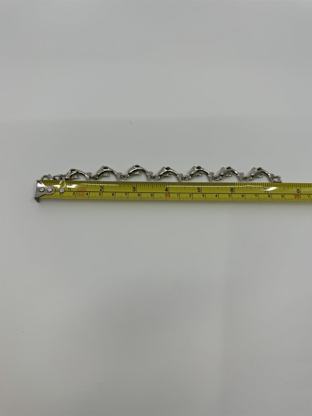 Vintage Leaping Jumping Dolphins Bracelet 7-1/2" /w Clasp