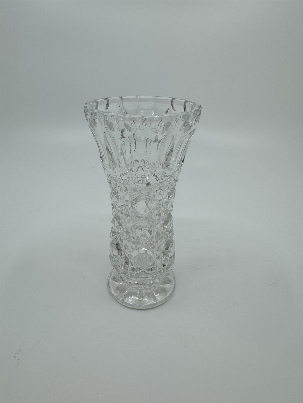 Vintage 24% Lead Crystal Bud Vase Shooter Glass by Imperlux German Democratic Re