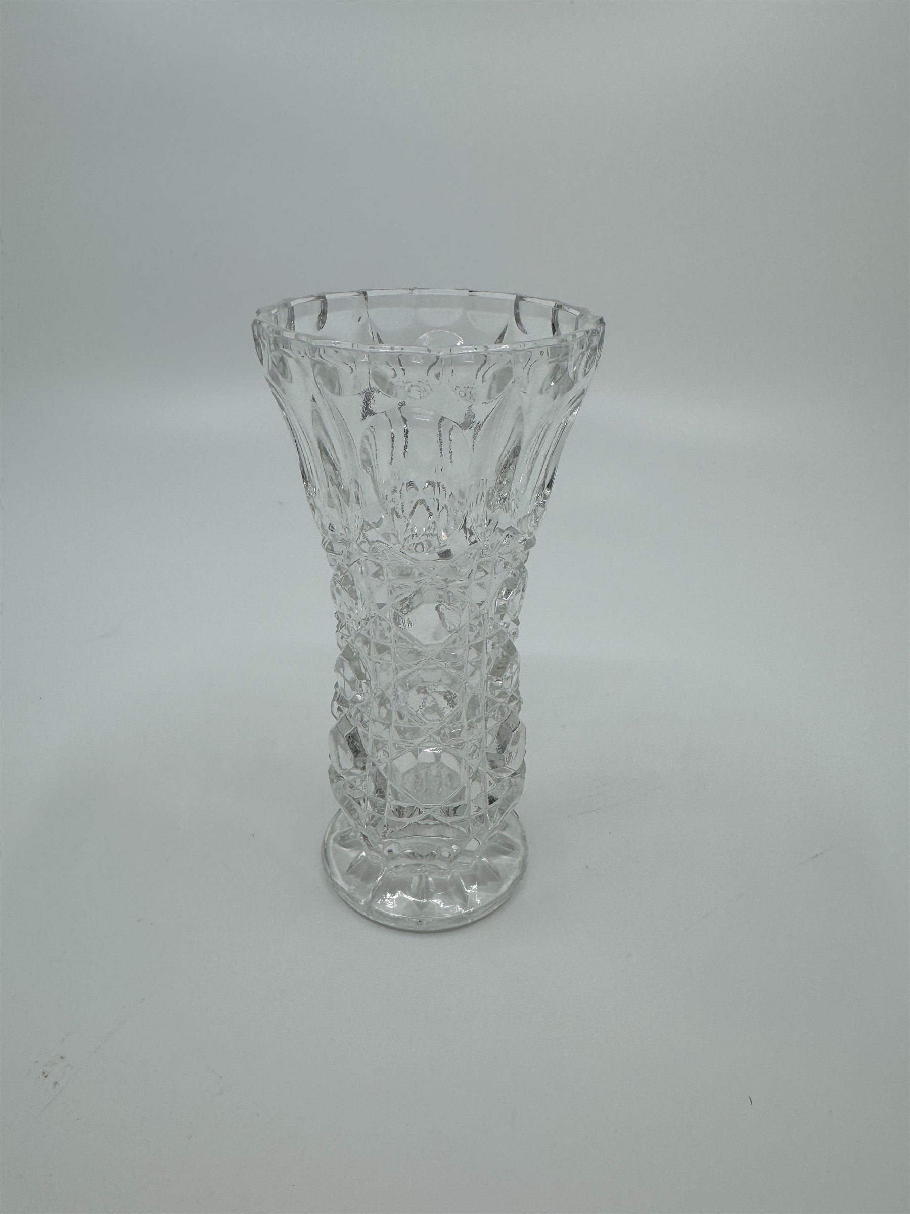 Vintage 24% Lead Crystal Bud Vase Shooter Glass by Imperlux German Democratic Re