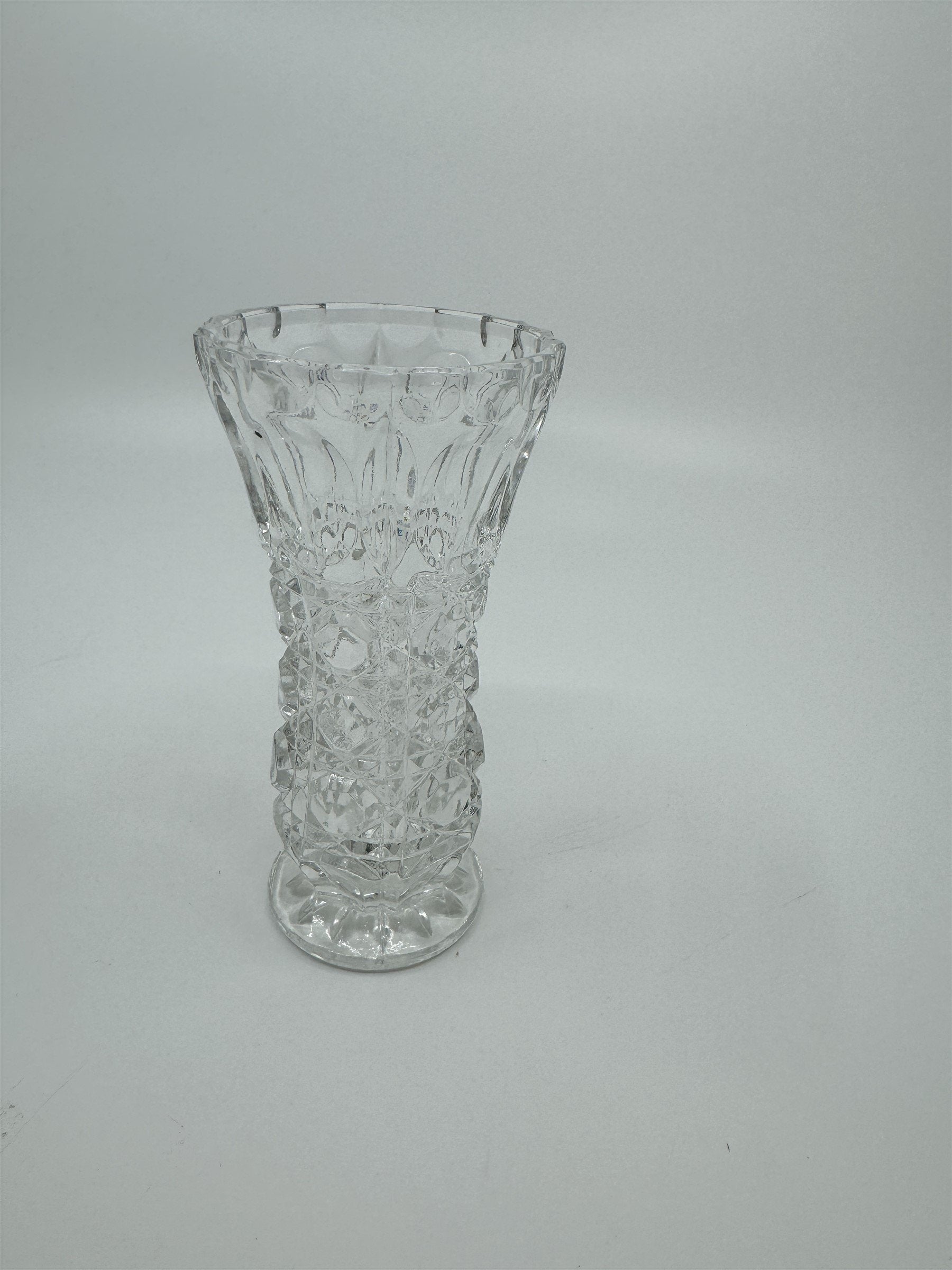 Vintage 24% Lead Crystal Bud Vase Shooter Glass by Imperlux German Democratic Re