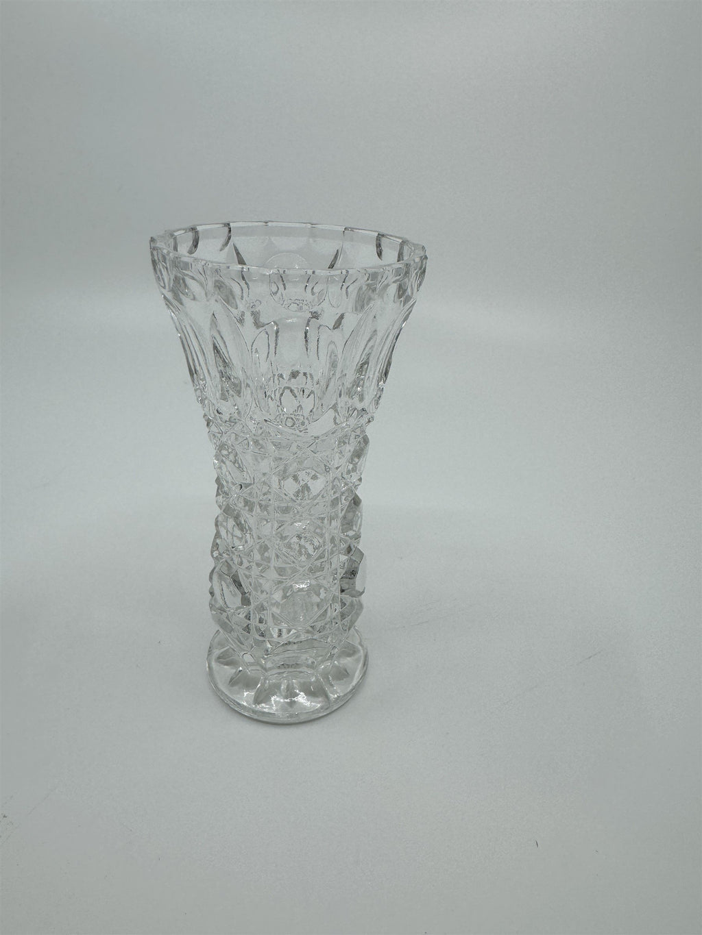 Vintage 24% Lead Crystal Bud Vase Shooter Glass by Imperlux German Democratic Re